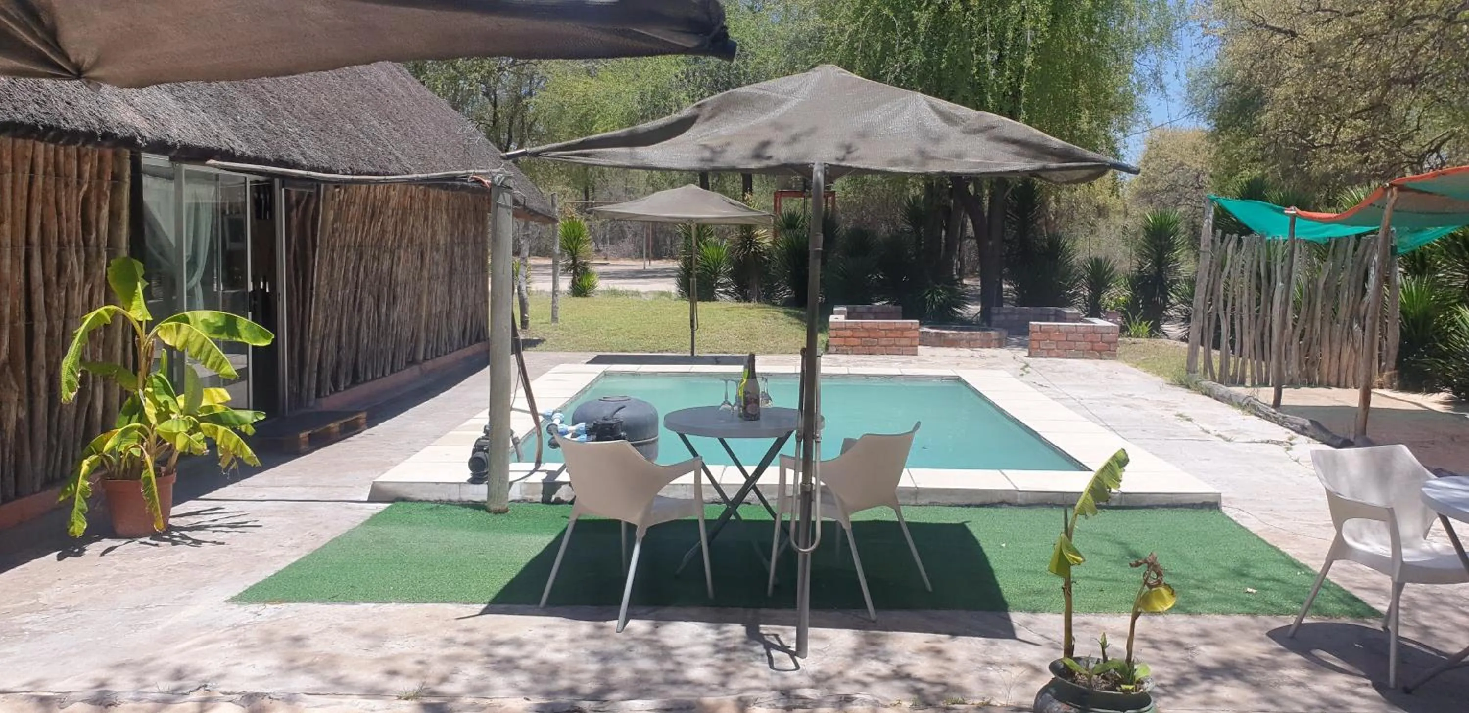 Swimming pool in Paradise Camp Game Lodge