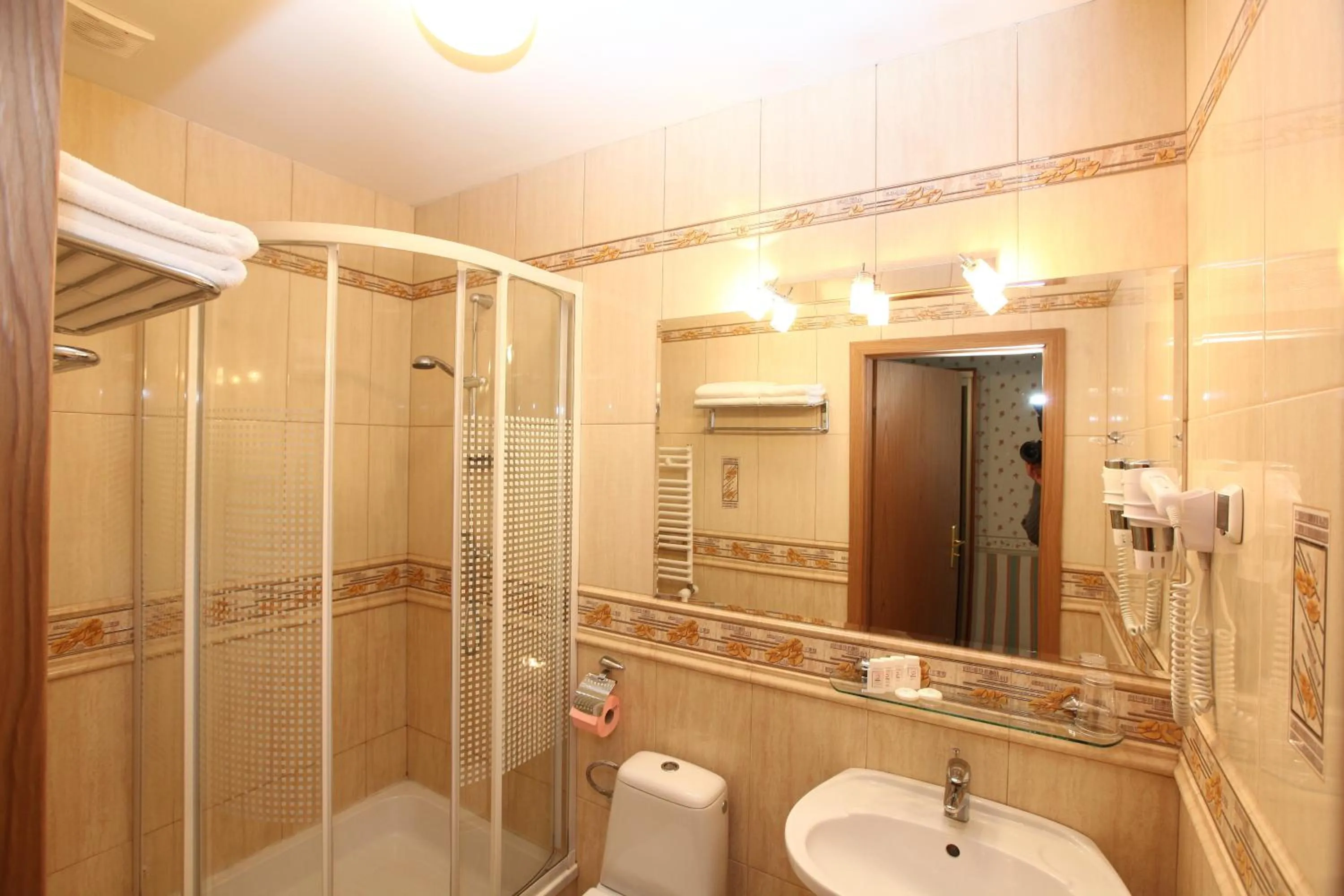 Bathroom in Hotel Janusz