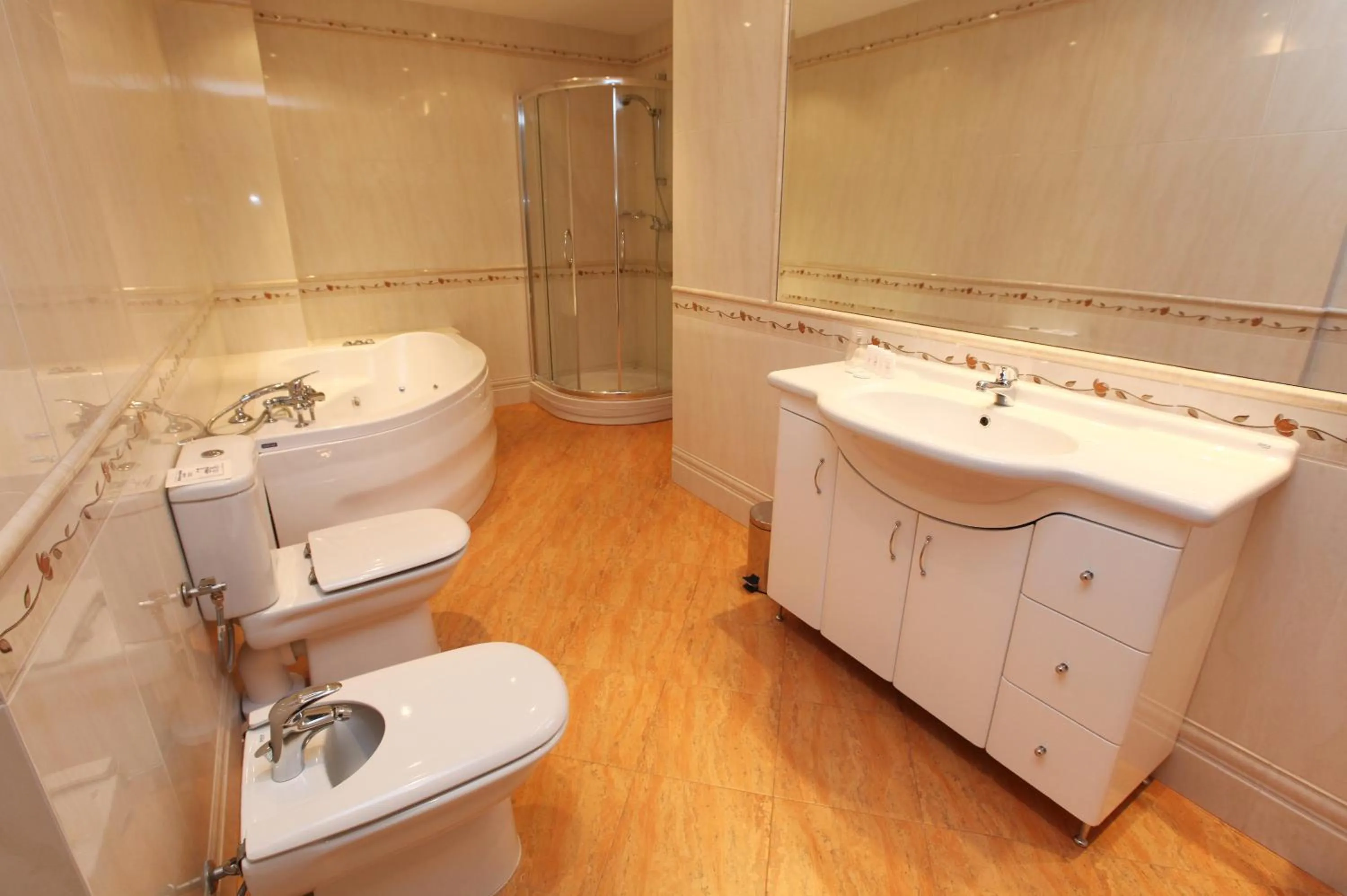 Bathroom in Hotel Janusz