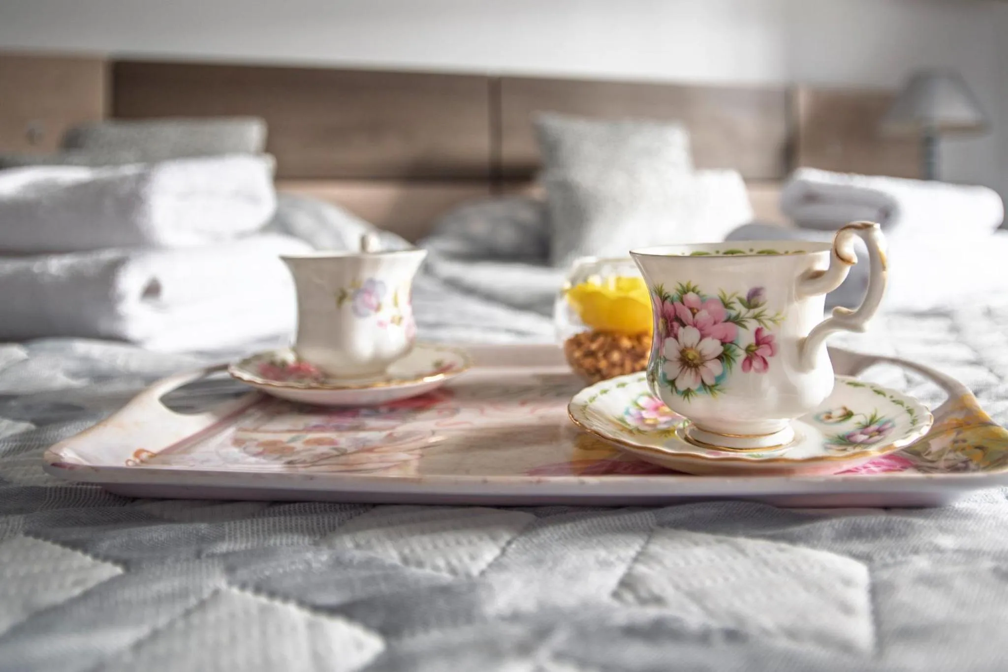 Bed in Hotel Rural Aznaitín