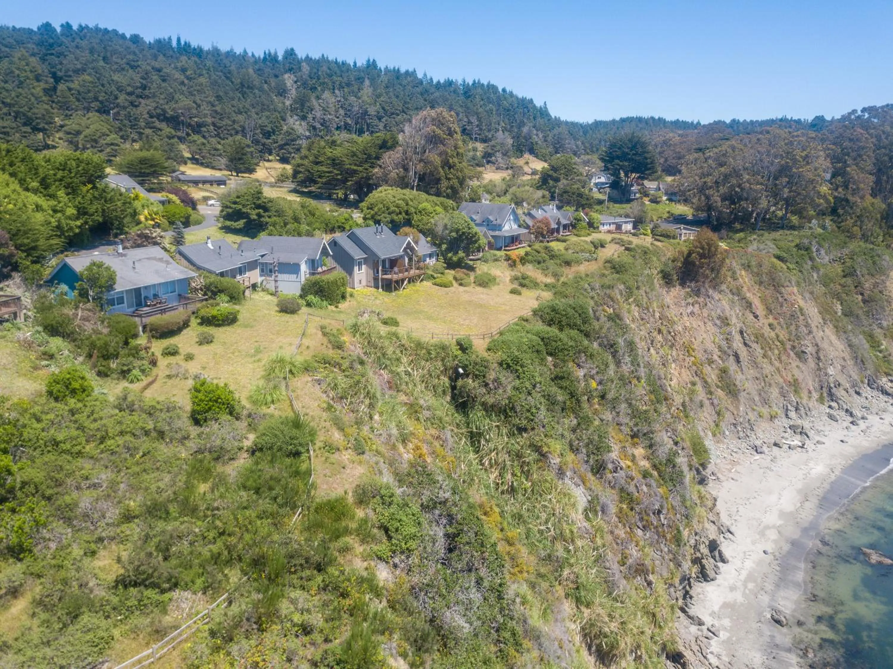Bird's eye view in SCP Mendocino Coast Lodge