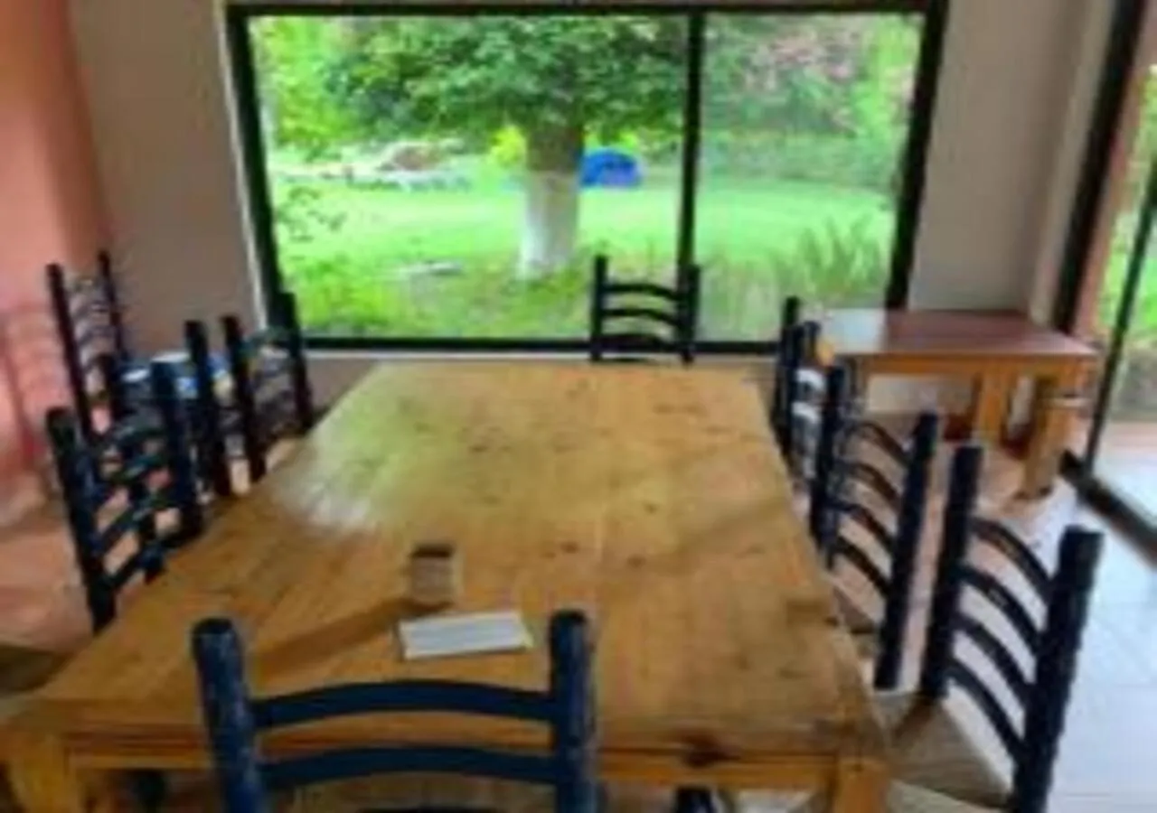 Dining area in Casa Shambhala Malinalco