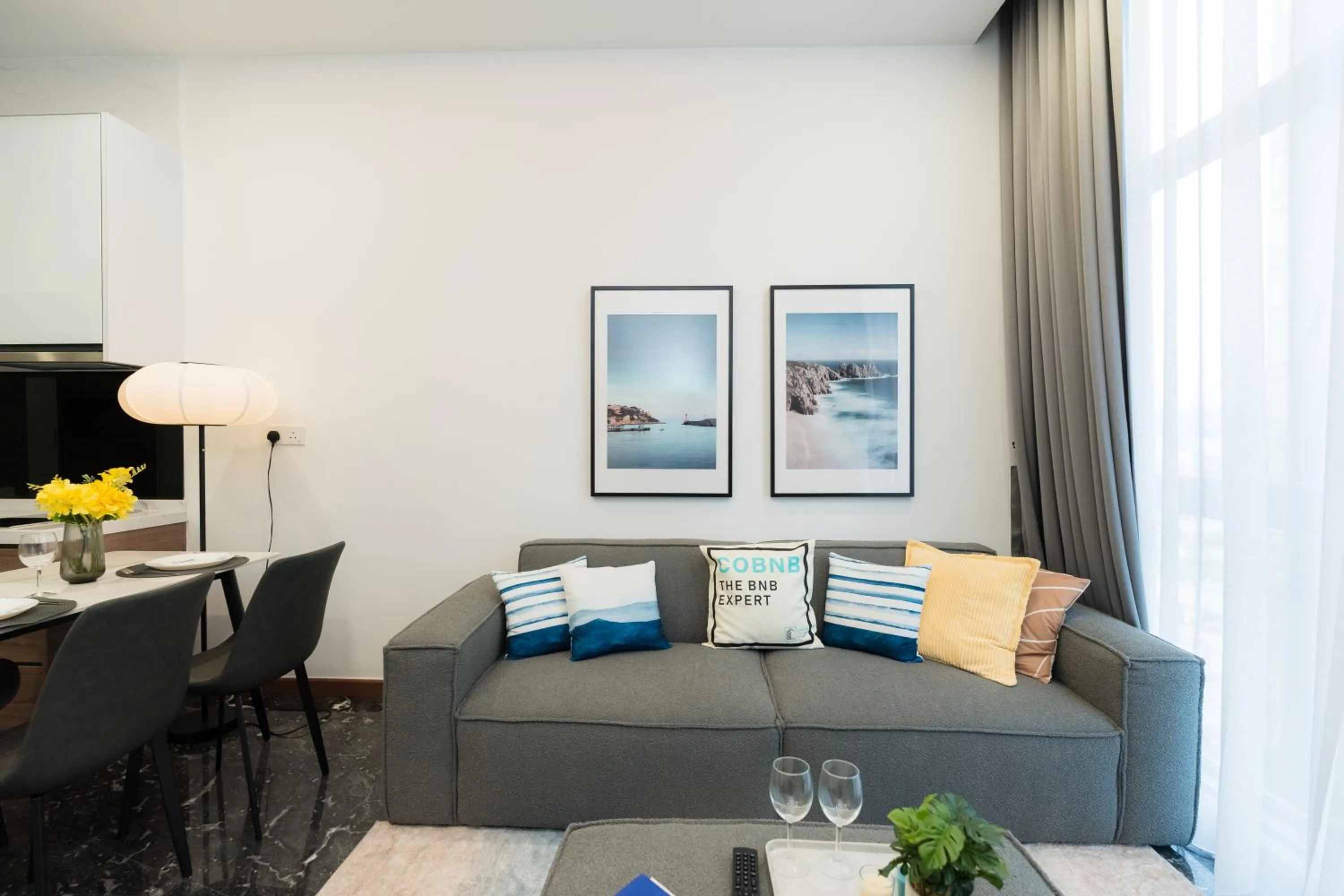 Living room in Royce Residence KLCC by Cobnb