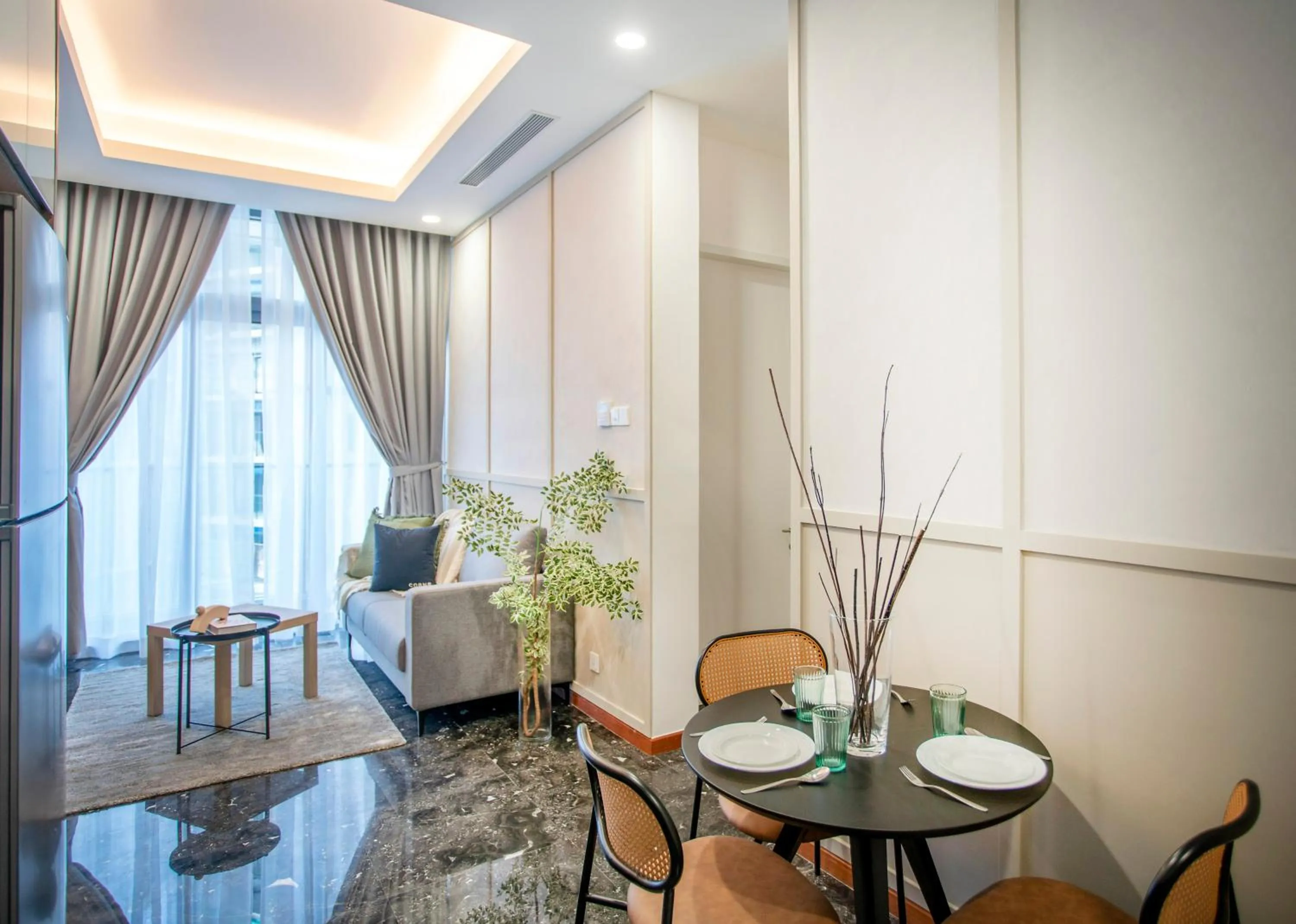 Living room in Royce Residence KLCC by Cobnb