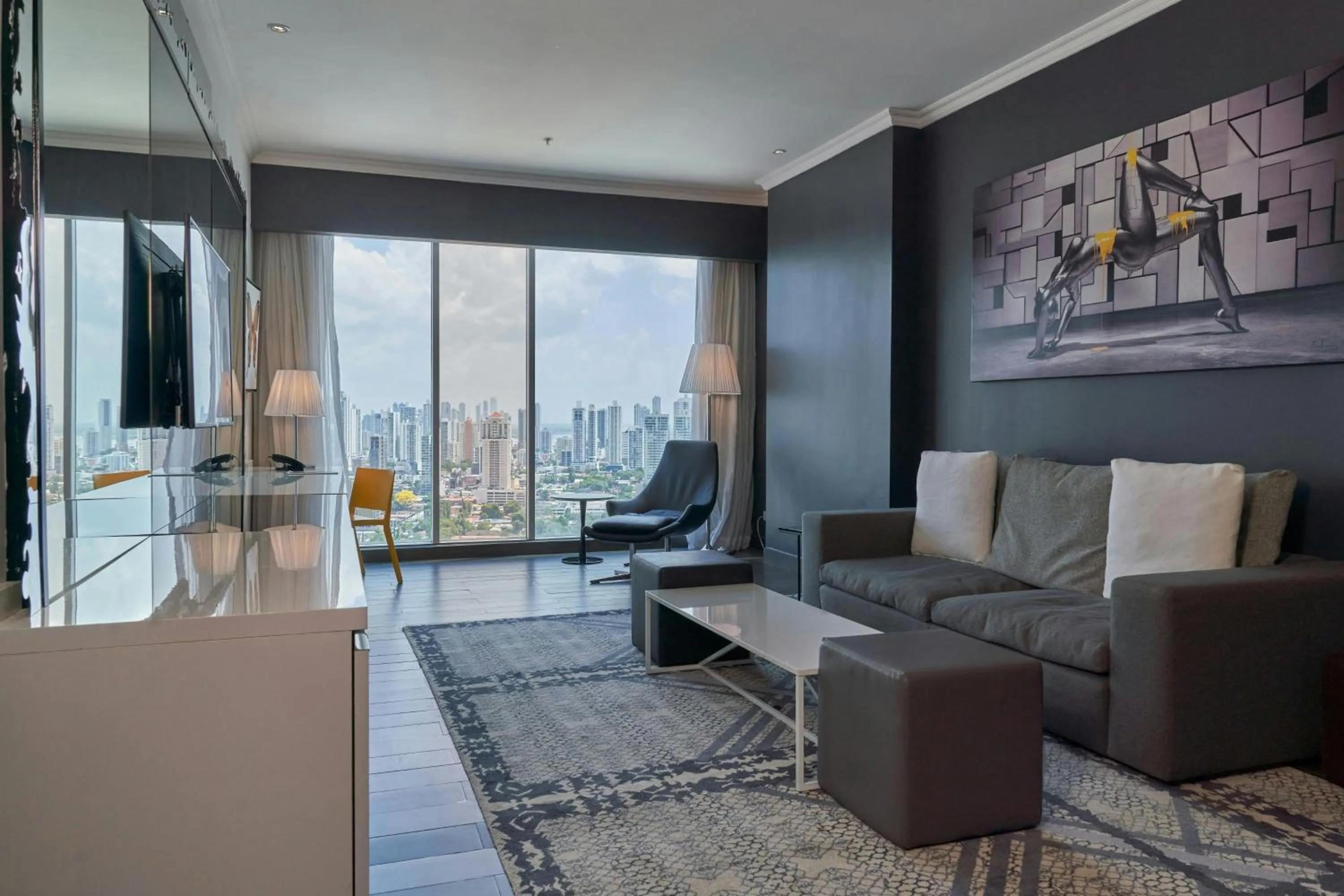 Living room in Sortis Hotel, Spa & Casino, Autograph Collection