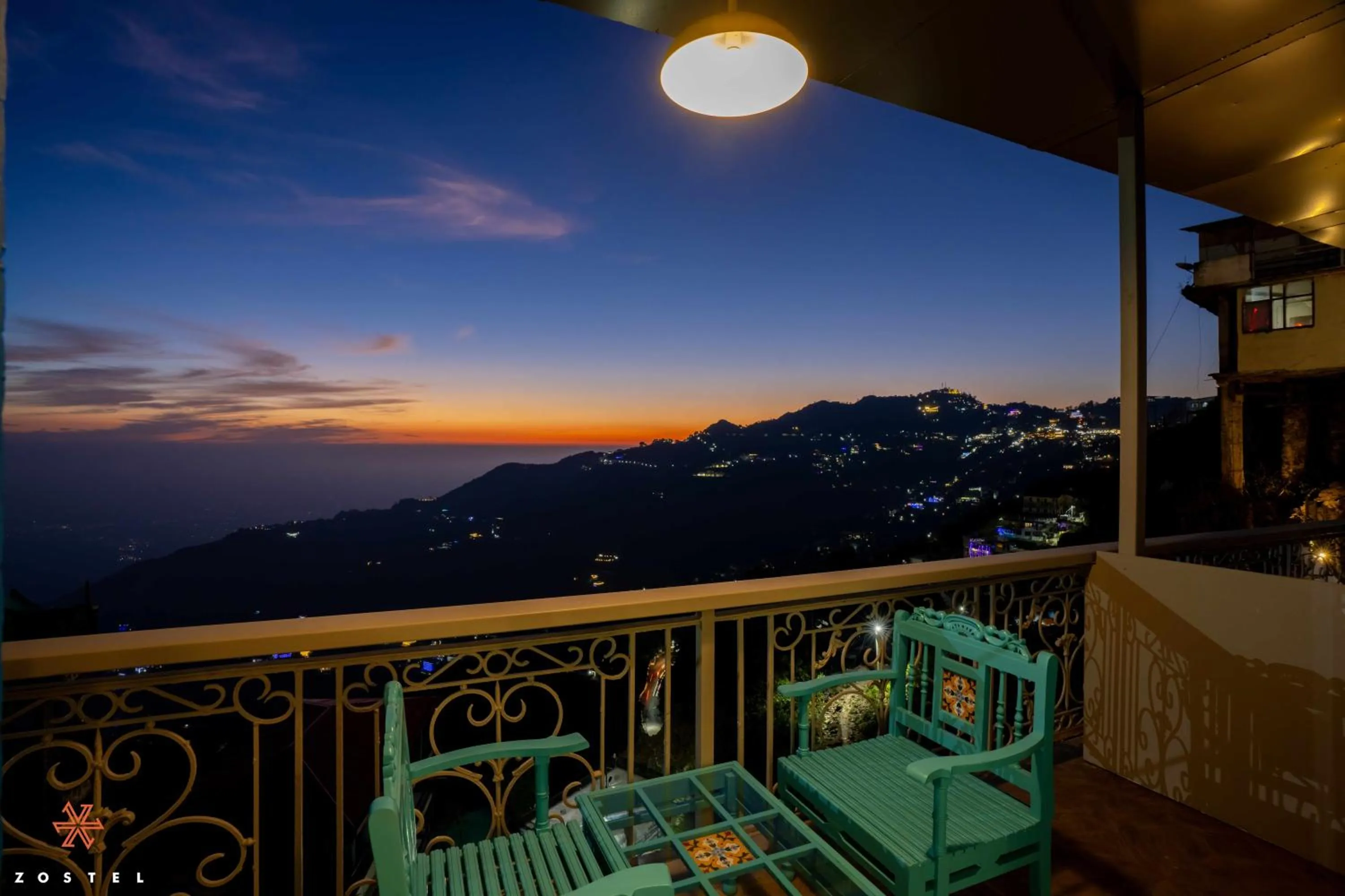 Balcony/Terrace in Zostel Mussoorie (Mall Road)