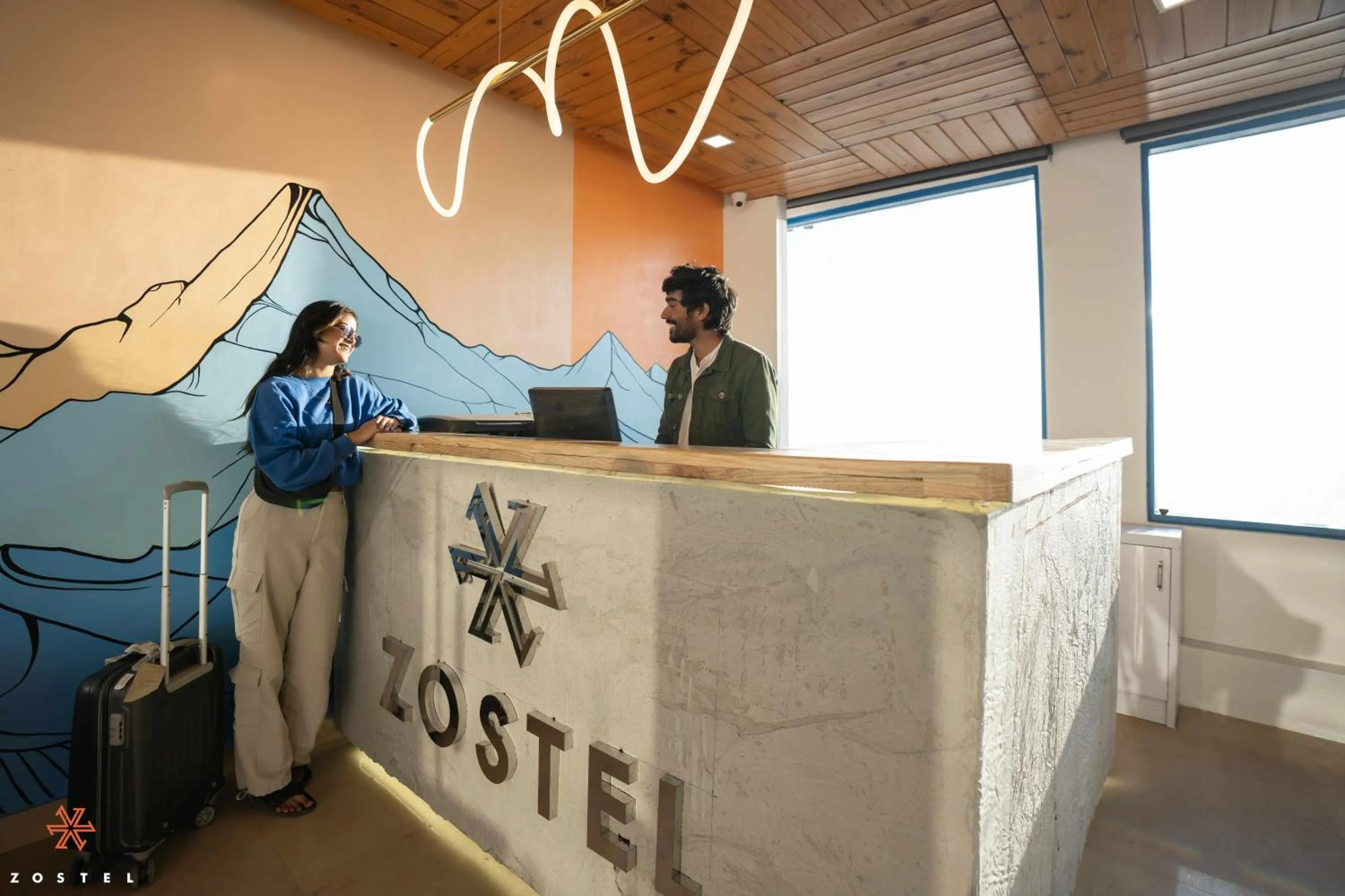 Property logo or sign in Zostel Mussoorie (Mall Road)