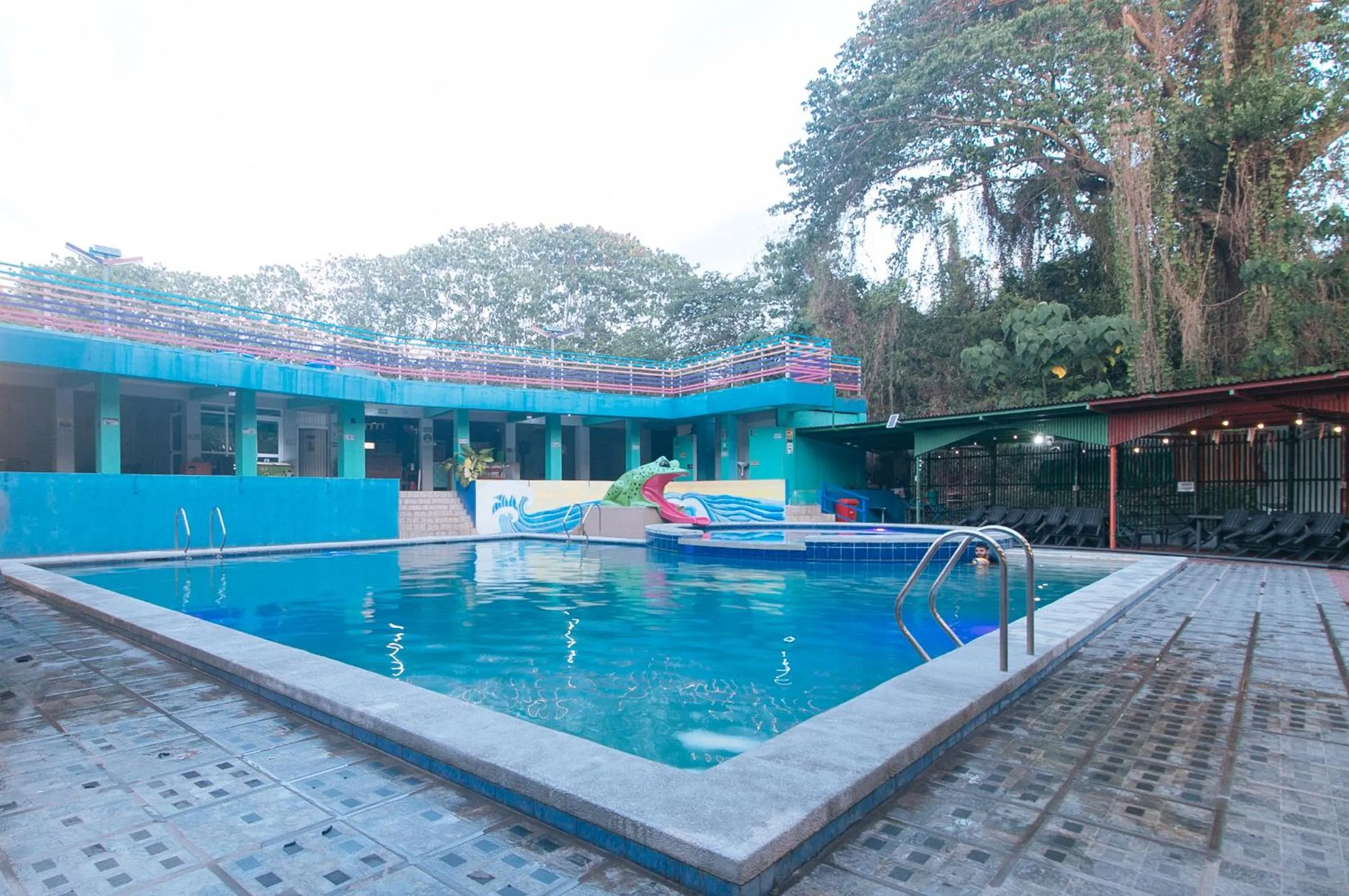 Swimming pool in RedDoorz @ Boondocks Cabins Resort