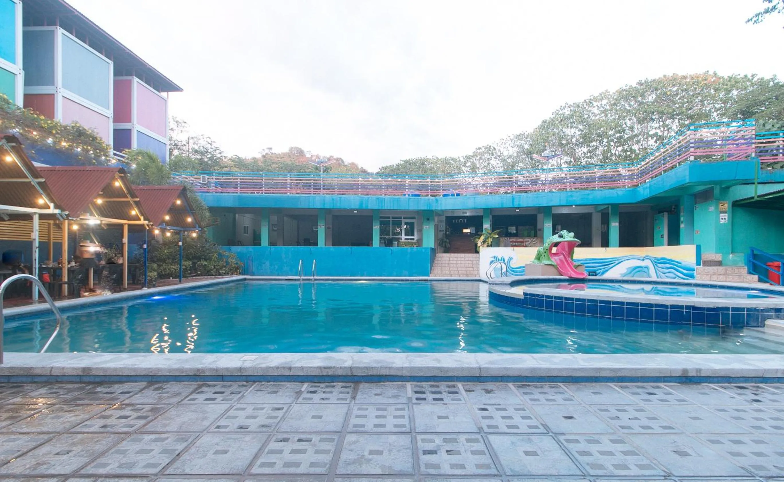 Swimming pool in RedDoorz @ Boondocks Cabins Resort