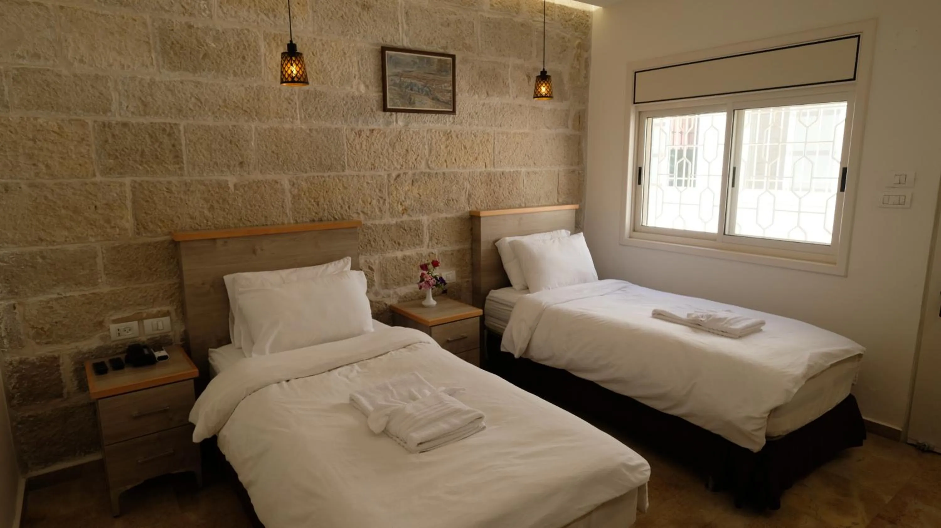 Photo of the whole room, Bed in St. George’s Cathedral Pilgrim Guesthouse – Jerusalem