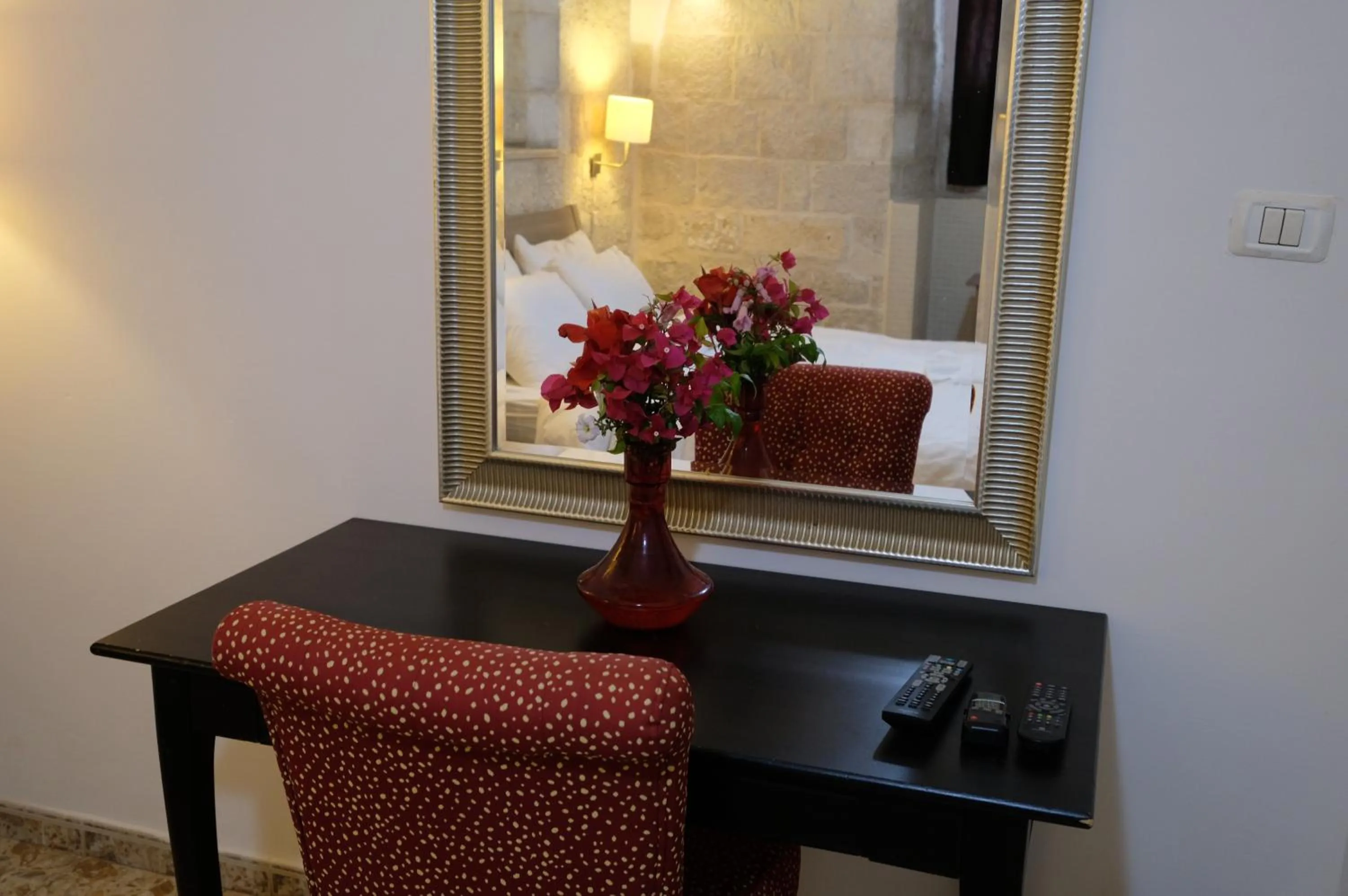 Bedroom in St. George’s Cathedral Pilgrim Guesthouse – Jerusalem