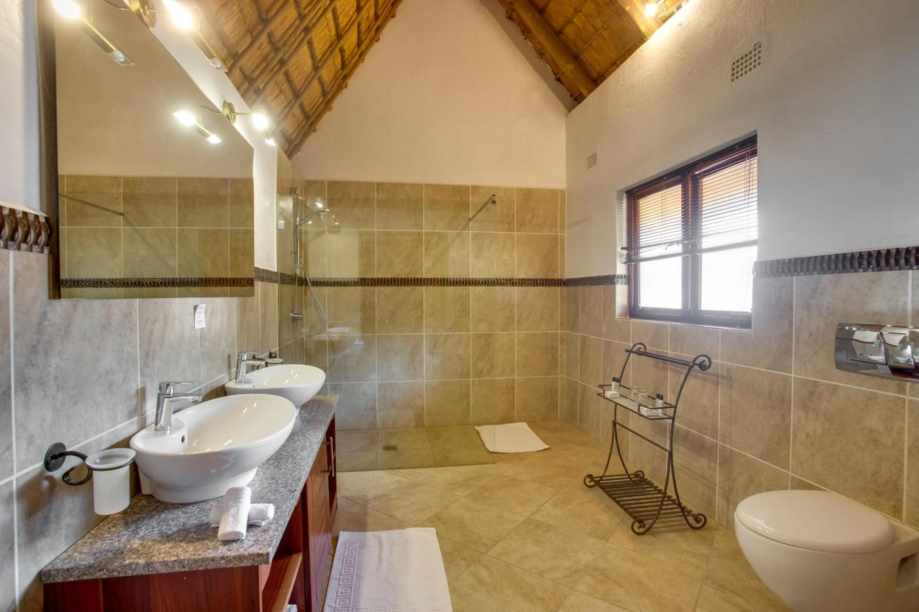 Bathroom in Kubu Safari Lodge