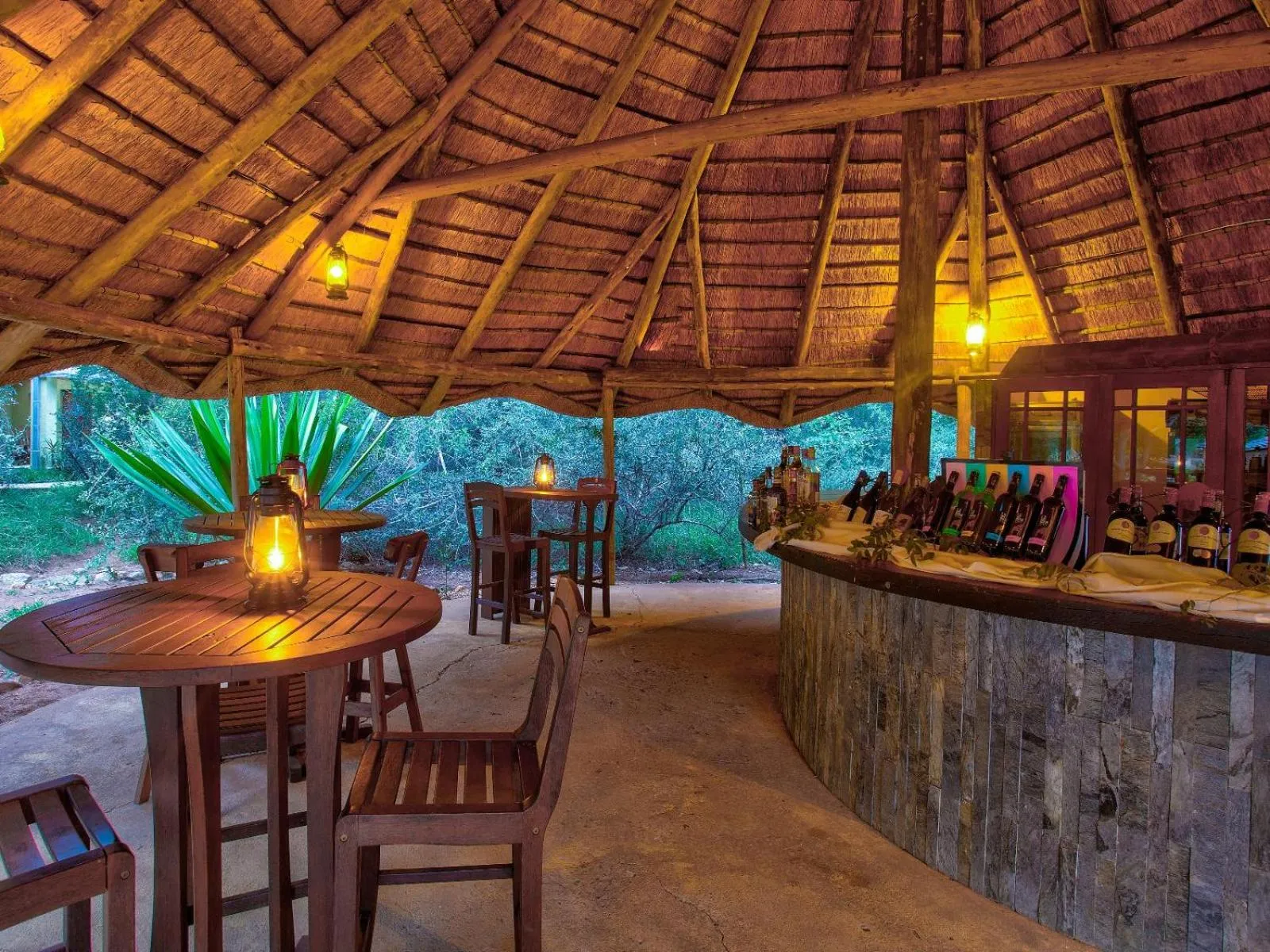 Lounge or bar in Kubu Safari Lodge