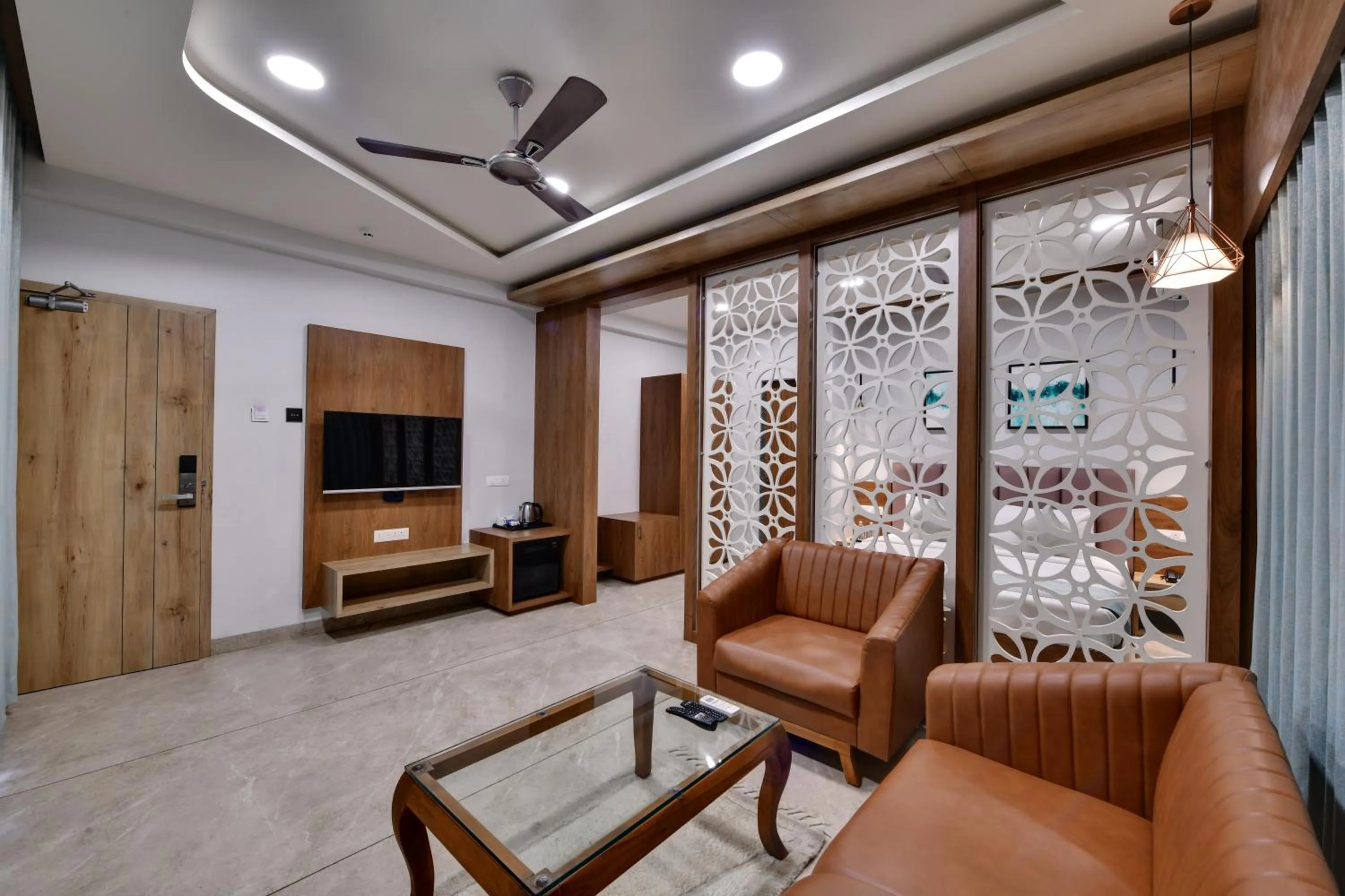 Living room in HOTEL RADHIKA