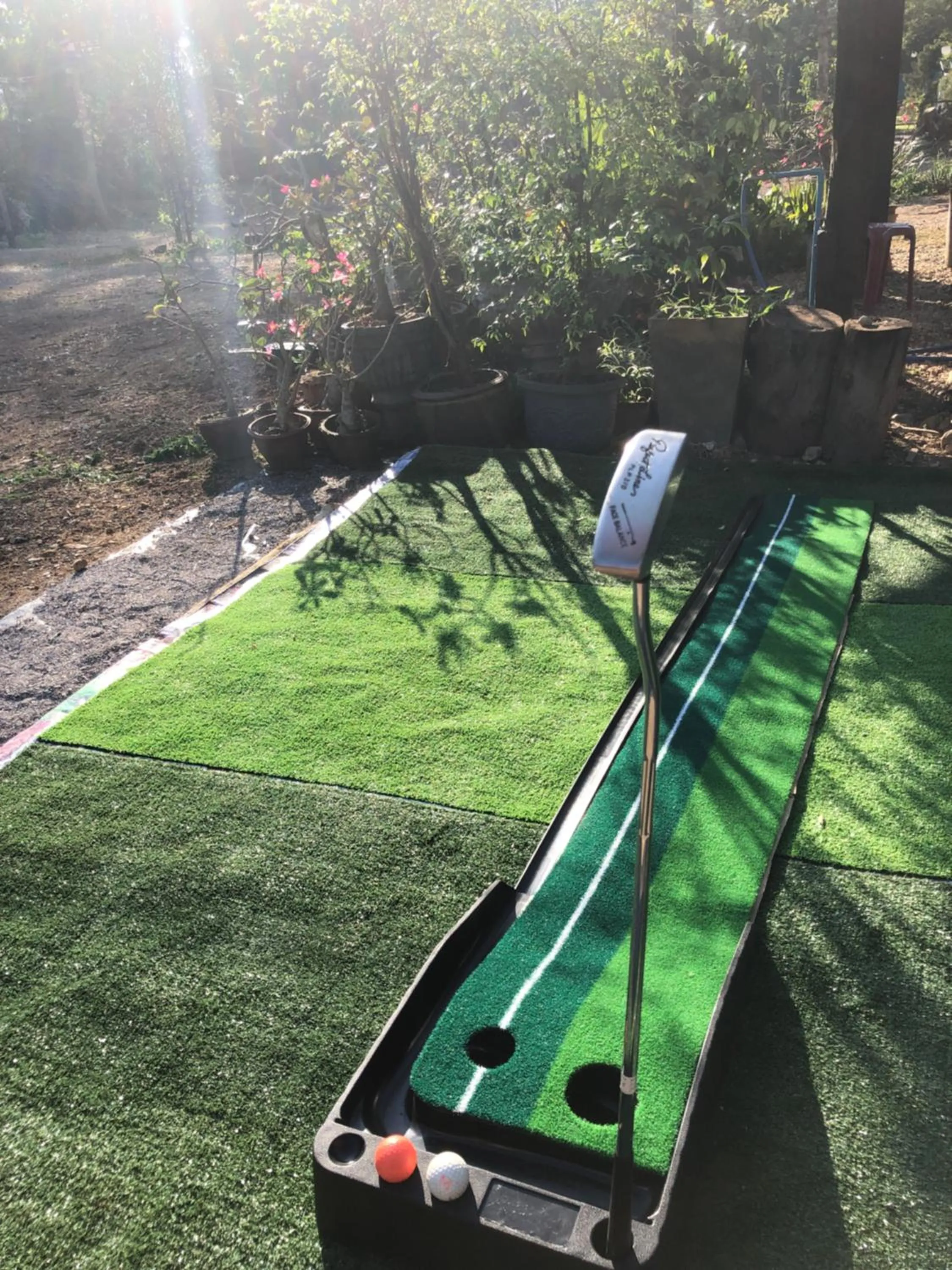 Minigolf in Lampang homestay2