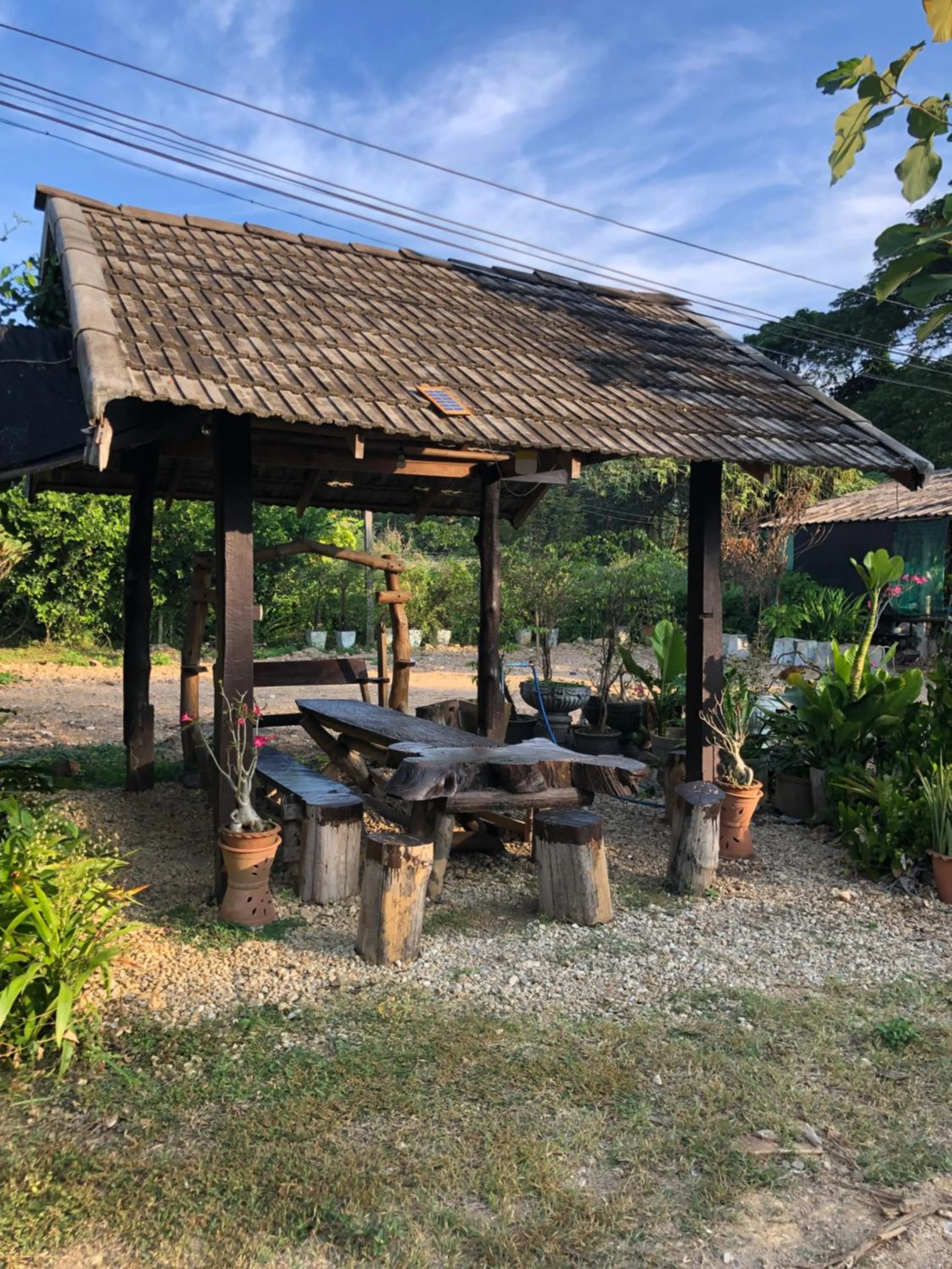 Patio in Lampang homestay2
