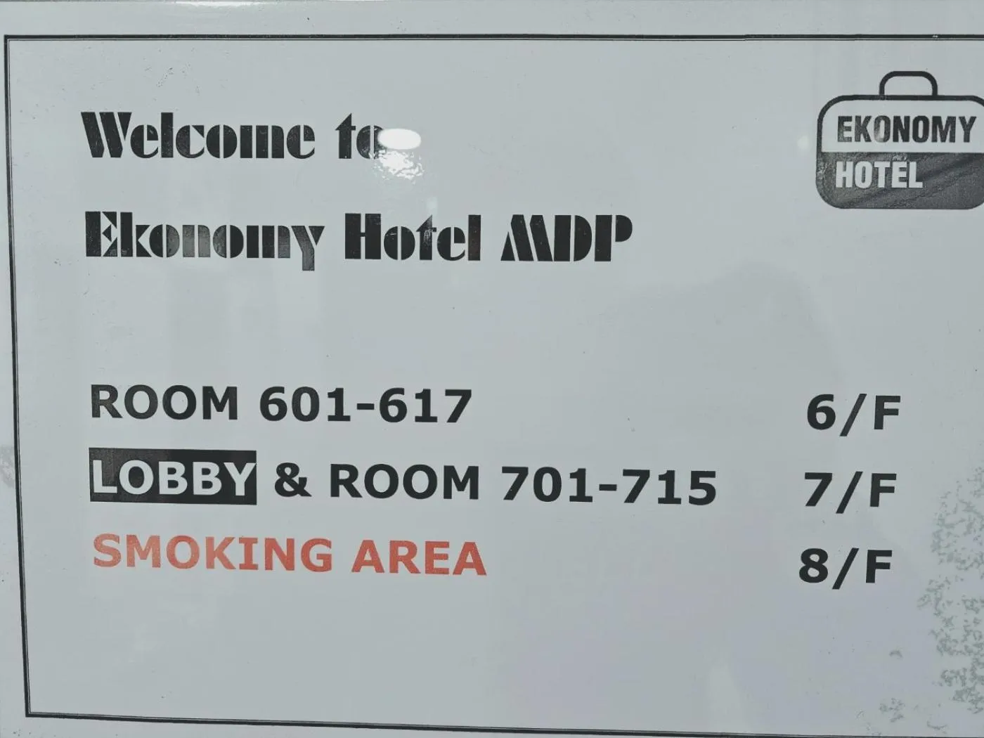 Area and facilities in Ekonomy Hotel Myeongdong Premier
