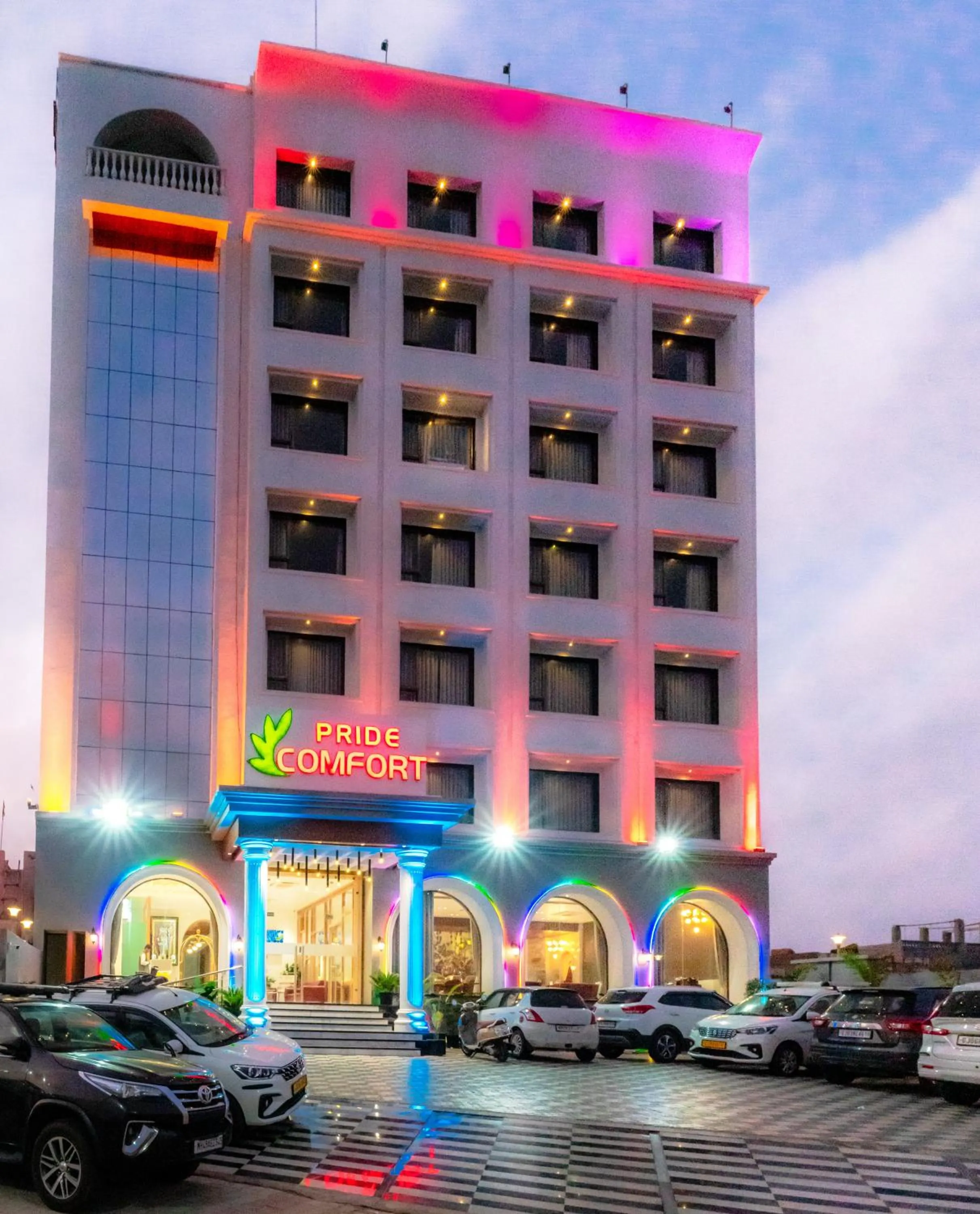 Property building in Pride Elite Dwarka Near Dwarkadhish Temple