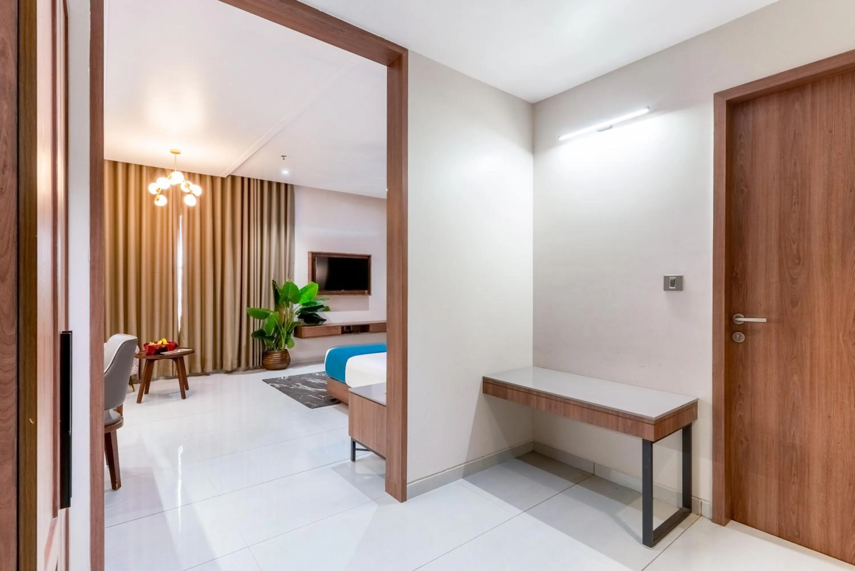 Bedroom in Pride Elite Dwarka Near Dwarkadhish Temple