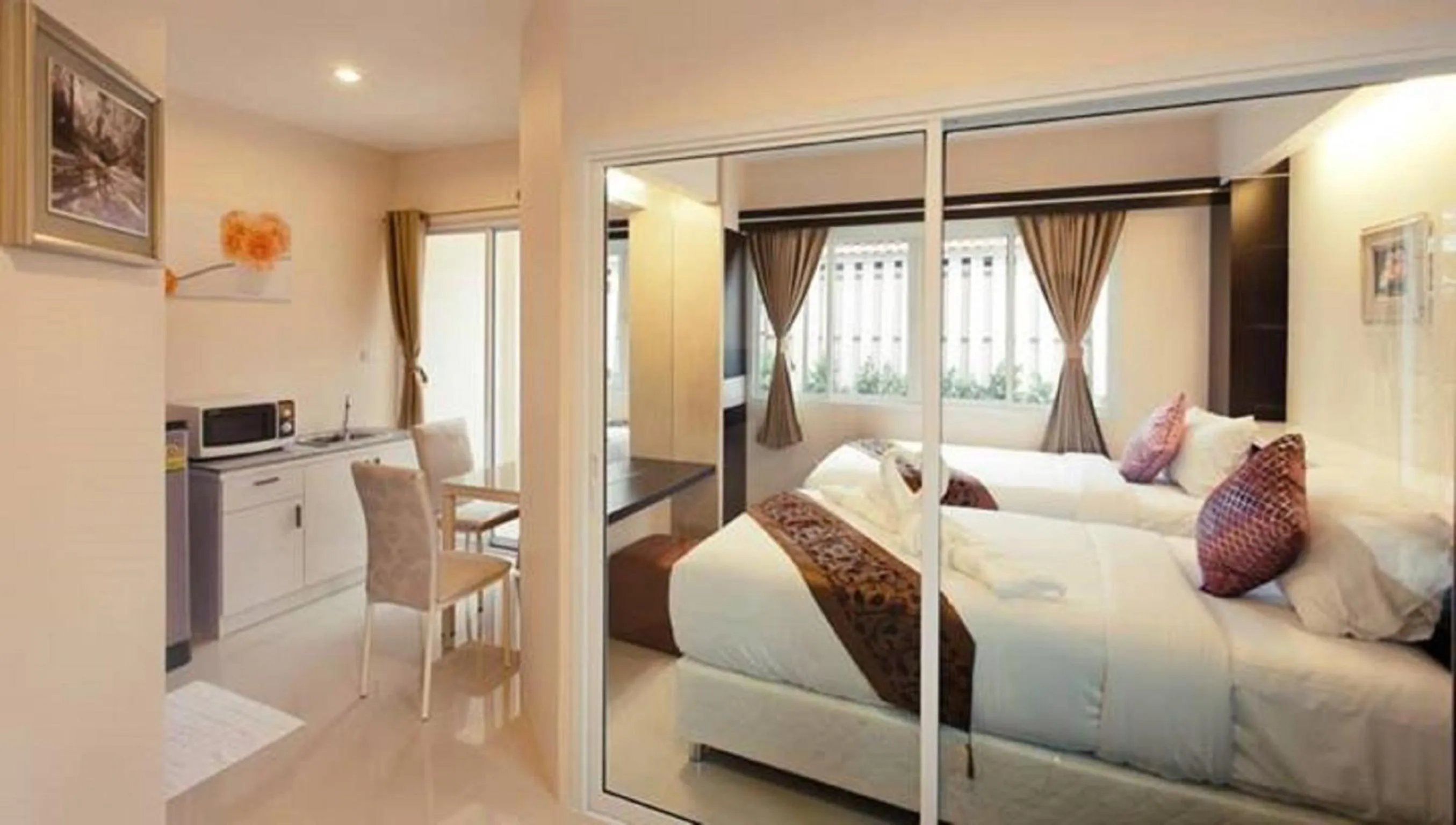 Bed in Excella Hotel