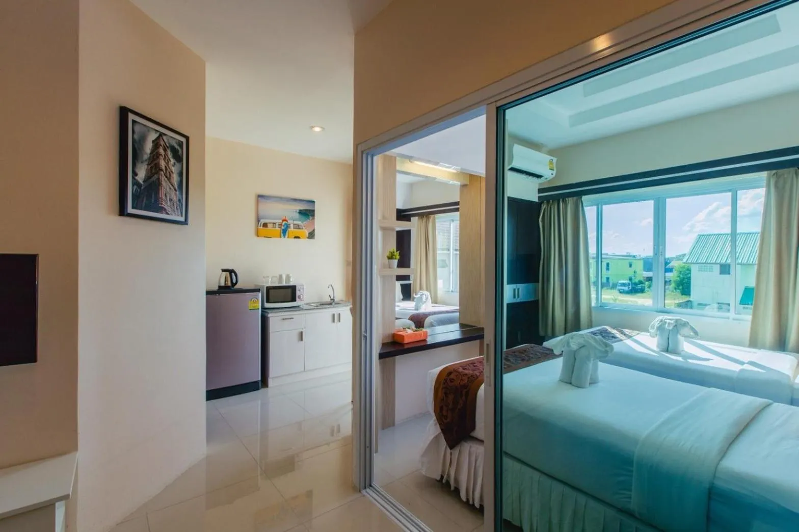 Bed in Excella Hotel