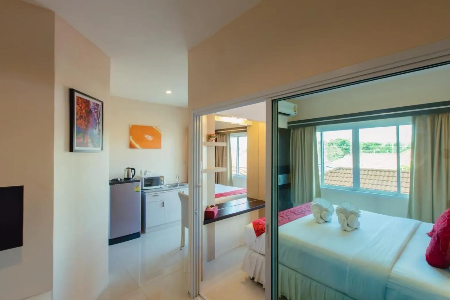 Bed in Excella Hotel