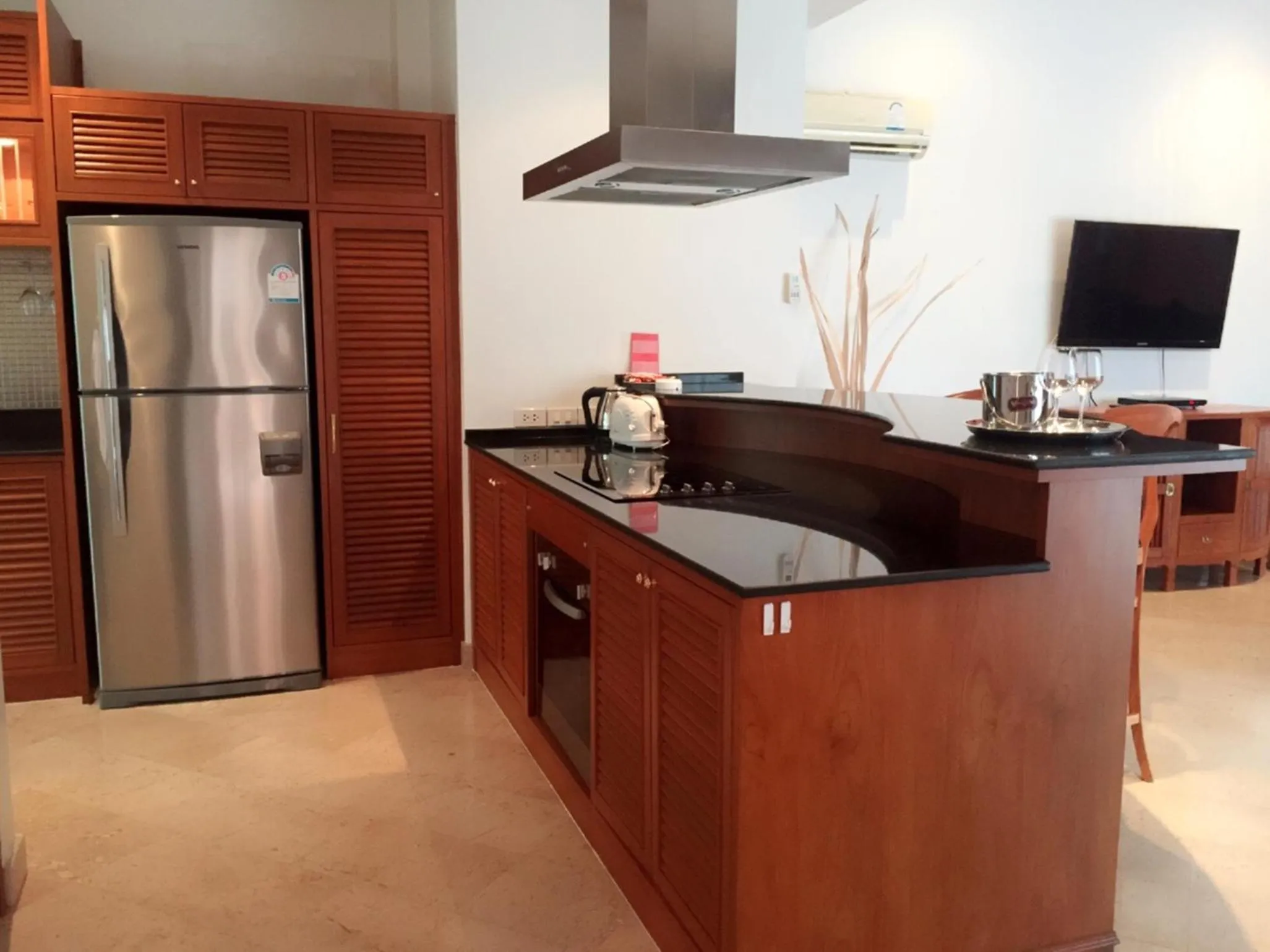 Kitchen or kitchenette in VIP Chain Resort Pool Villa