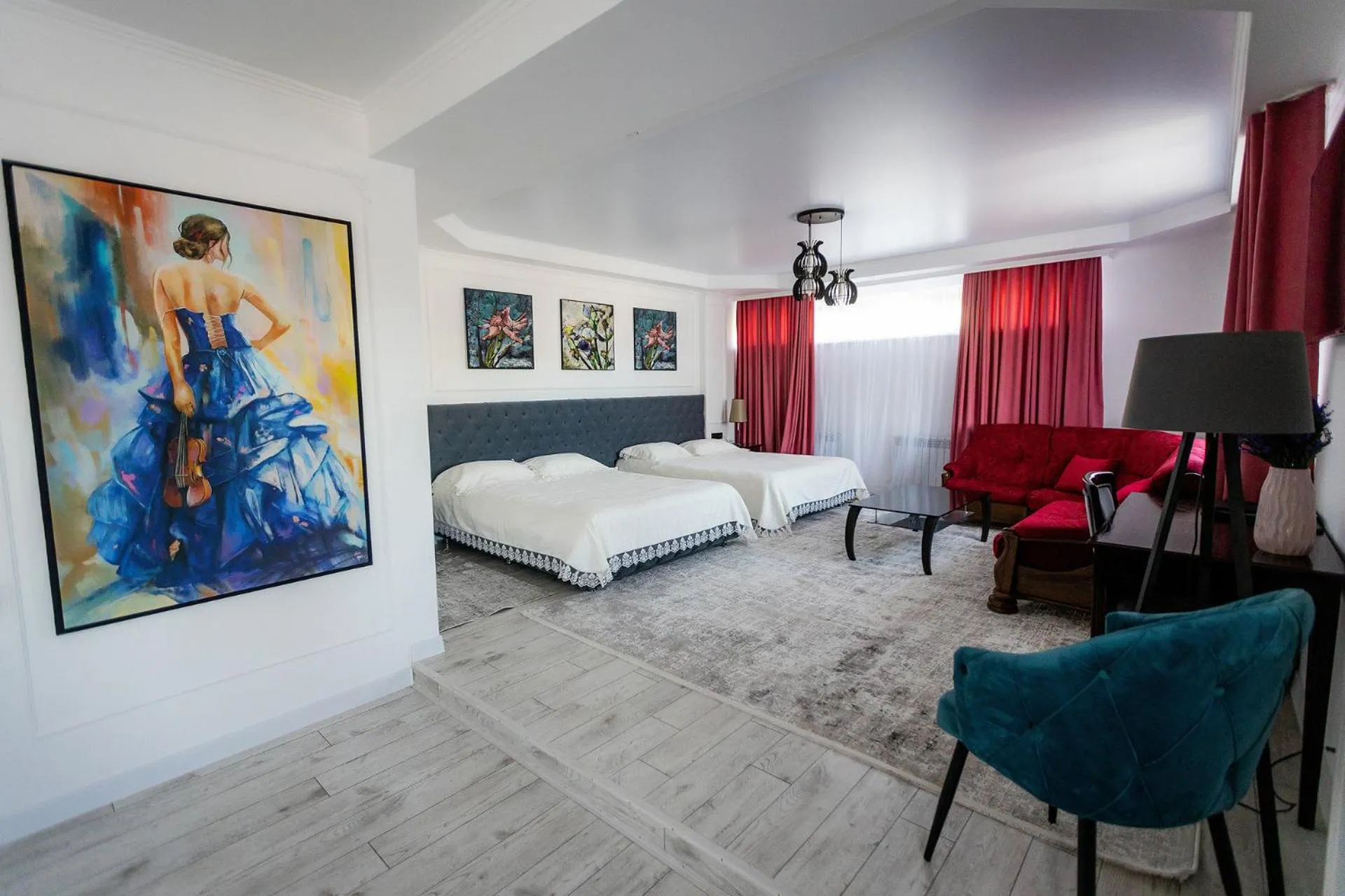 Bed in Metelitsa Hotel