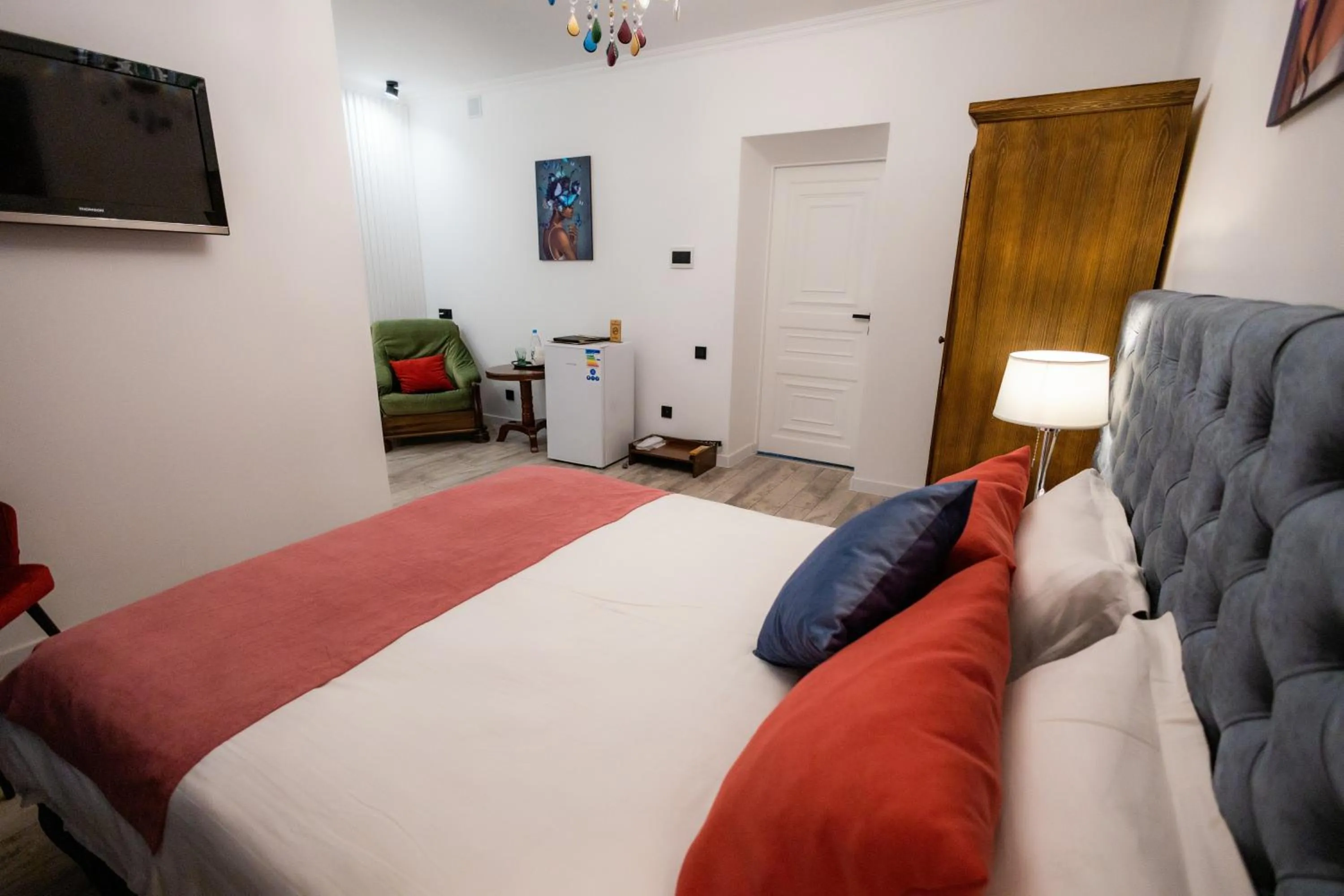 Bed in Metelitsa Hotel