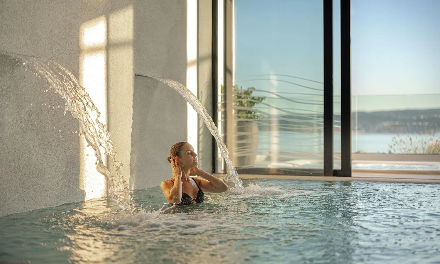 Pool view in Aminess Younique Narrivi Hotel