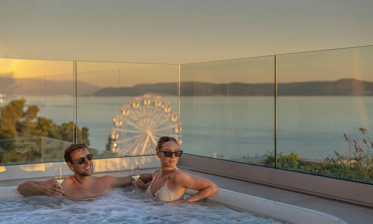 Hot Tub in Aminess Younique Narrivi Hotel