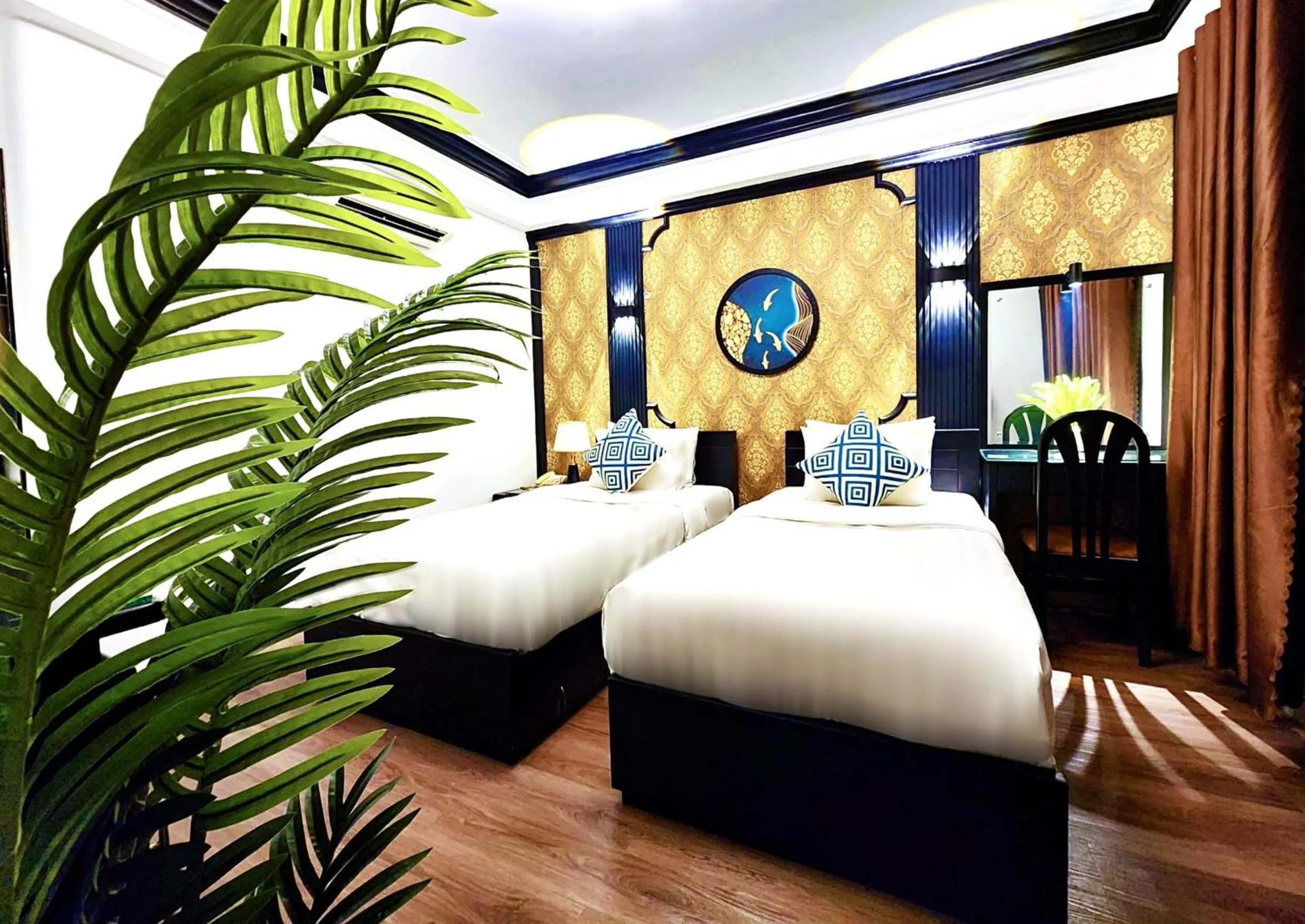 Bed in ROSA ZEN Hotel Spa