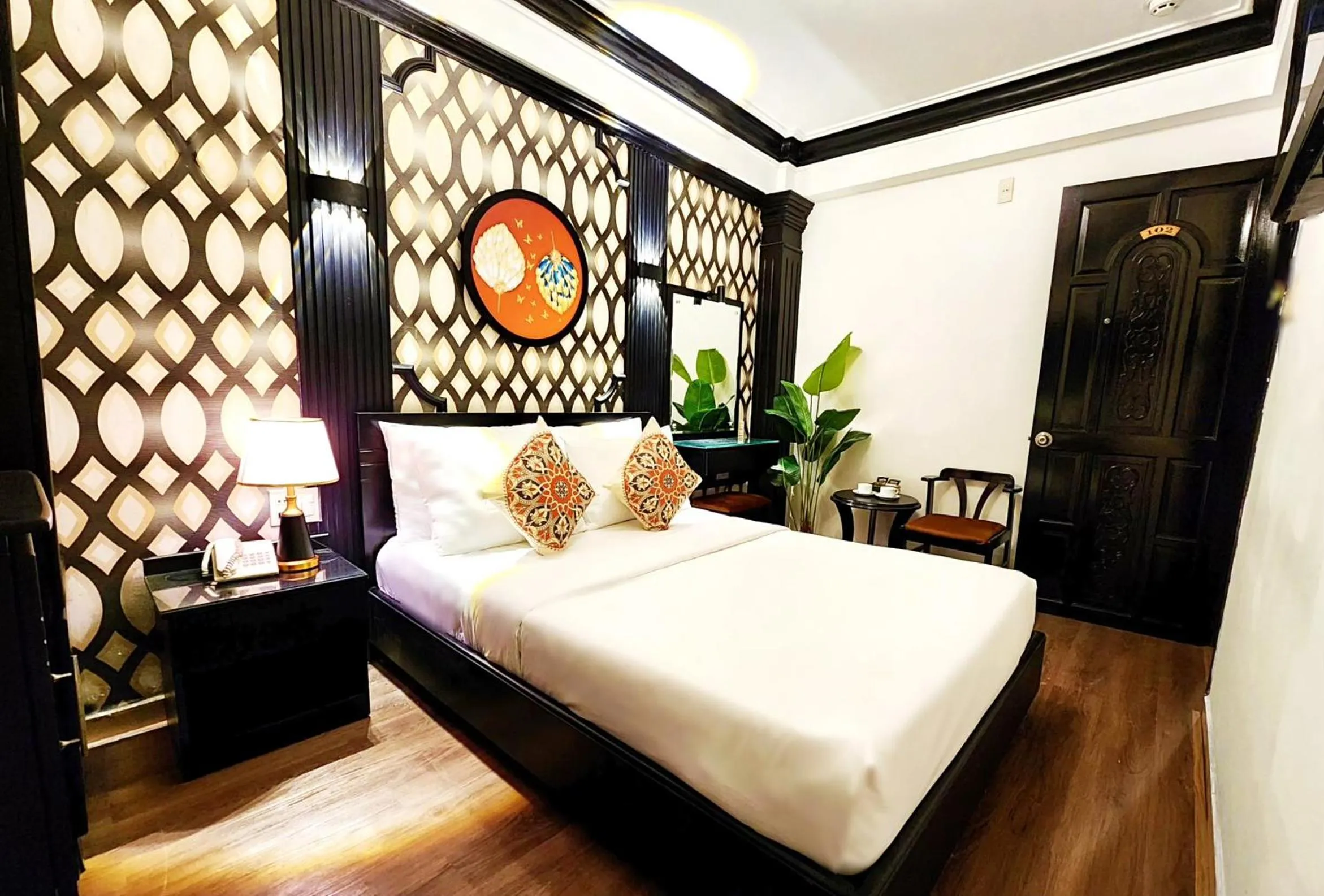 Bed in ROSA ZEN Hotel Spa