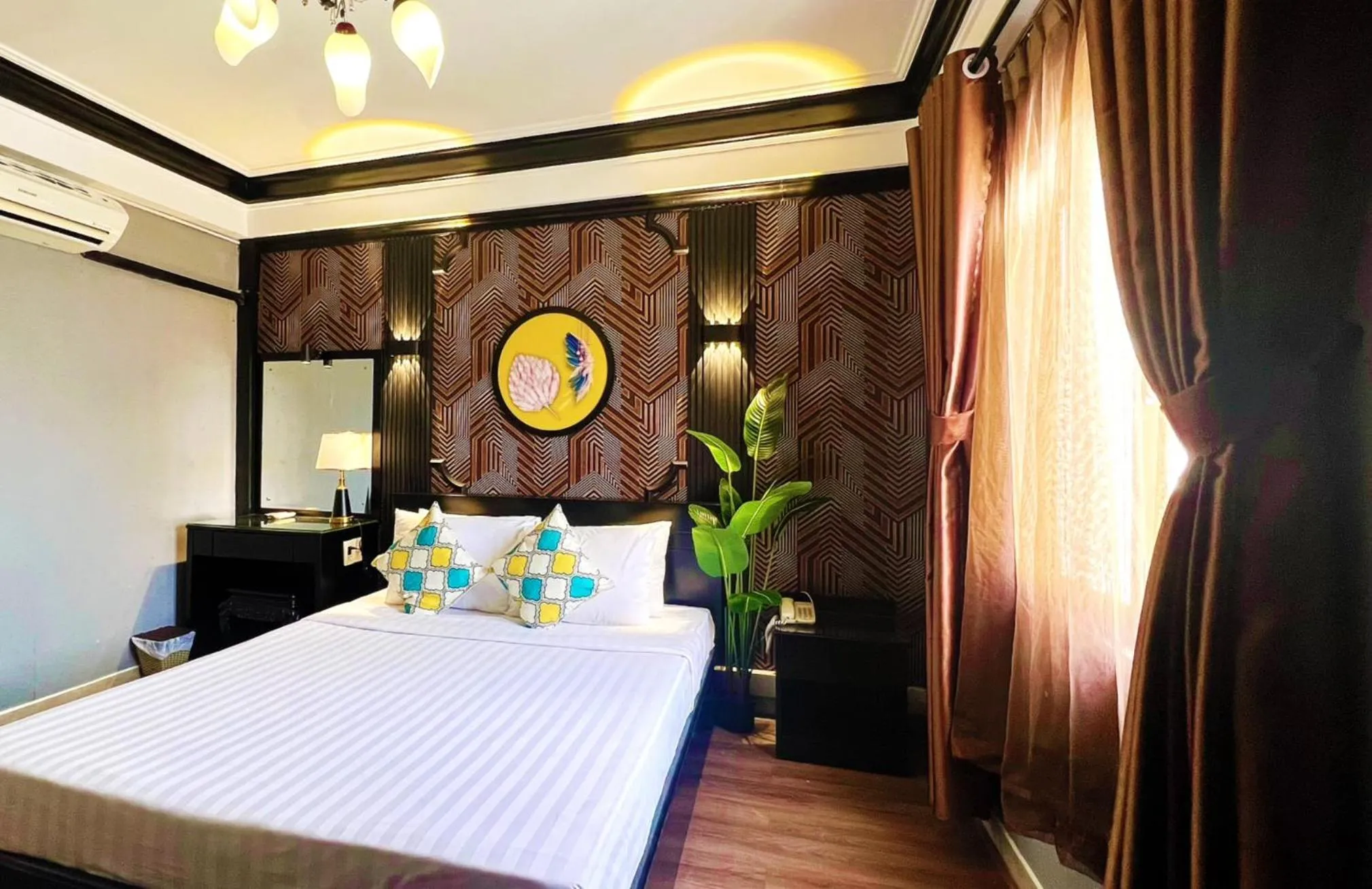 Bed in ROSA ZEN Hotel Spa