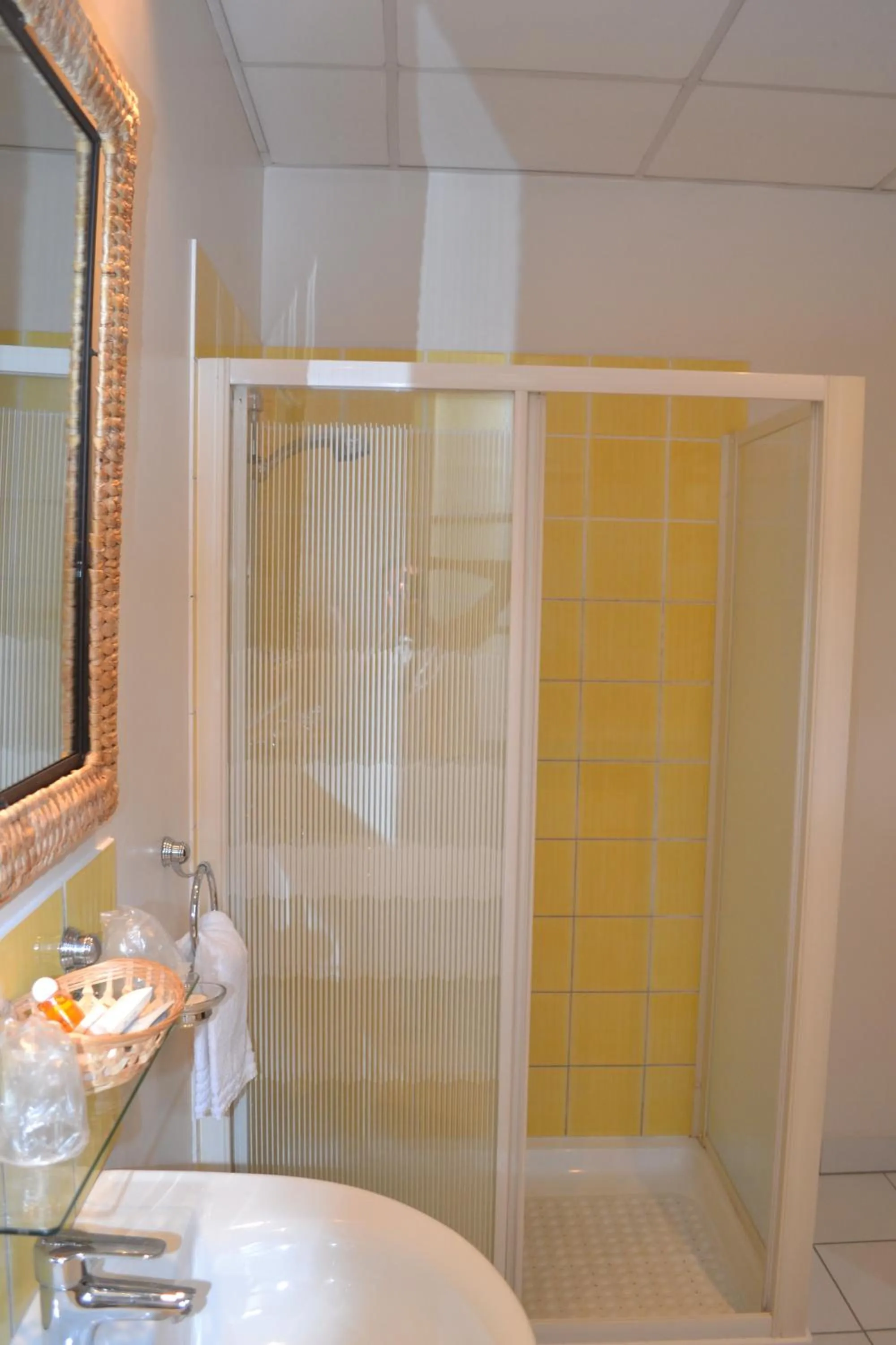 Shower, Bathroom in Hôtel de France