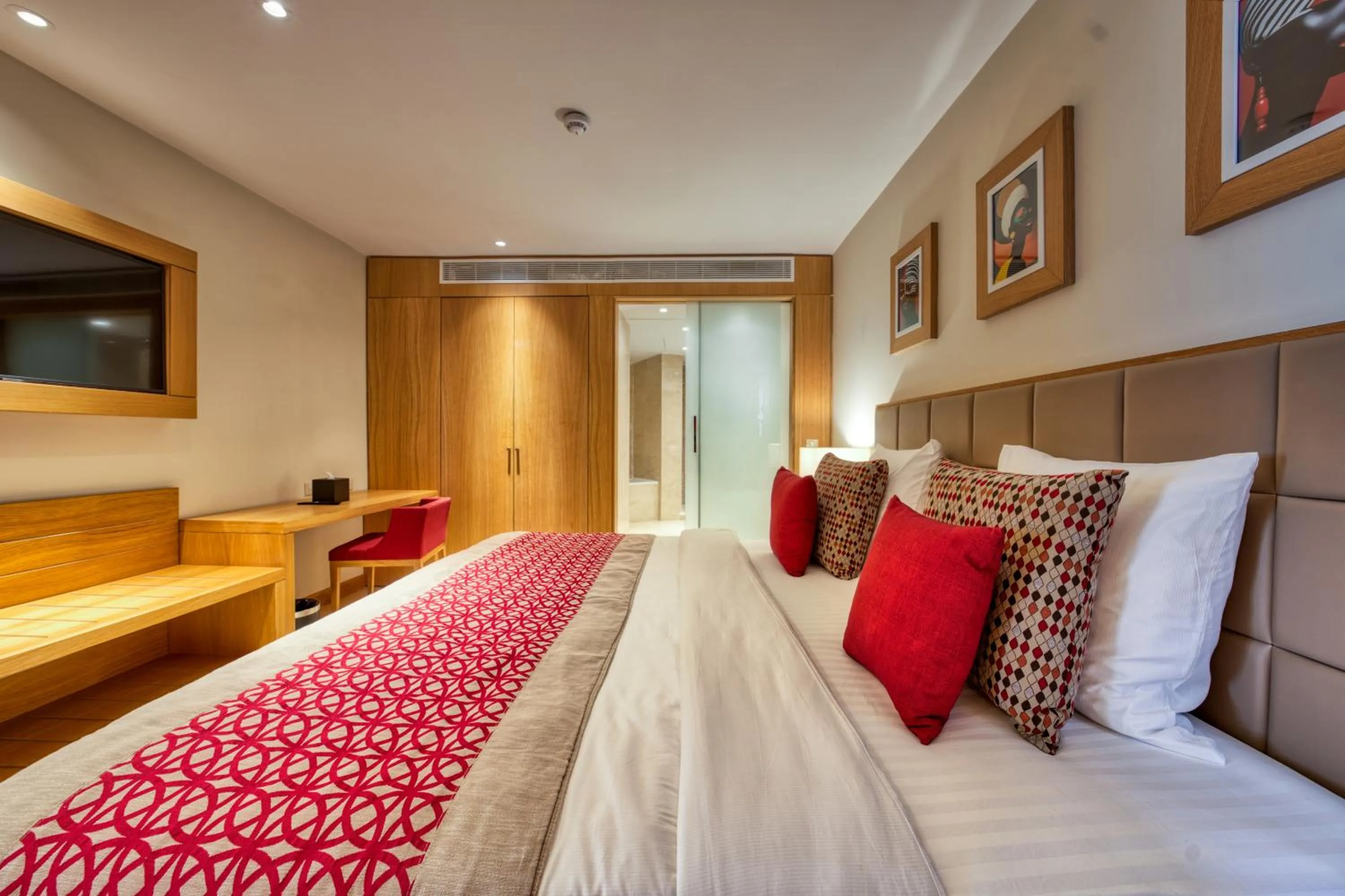 Bed in Azalaï Hôtel Dakar