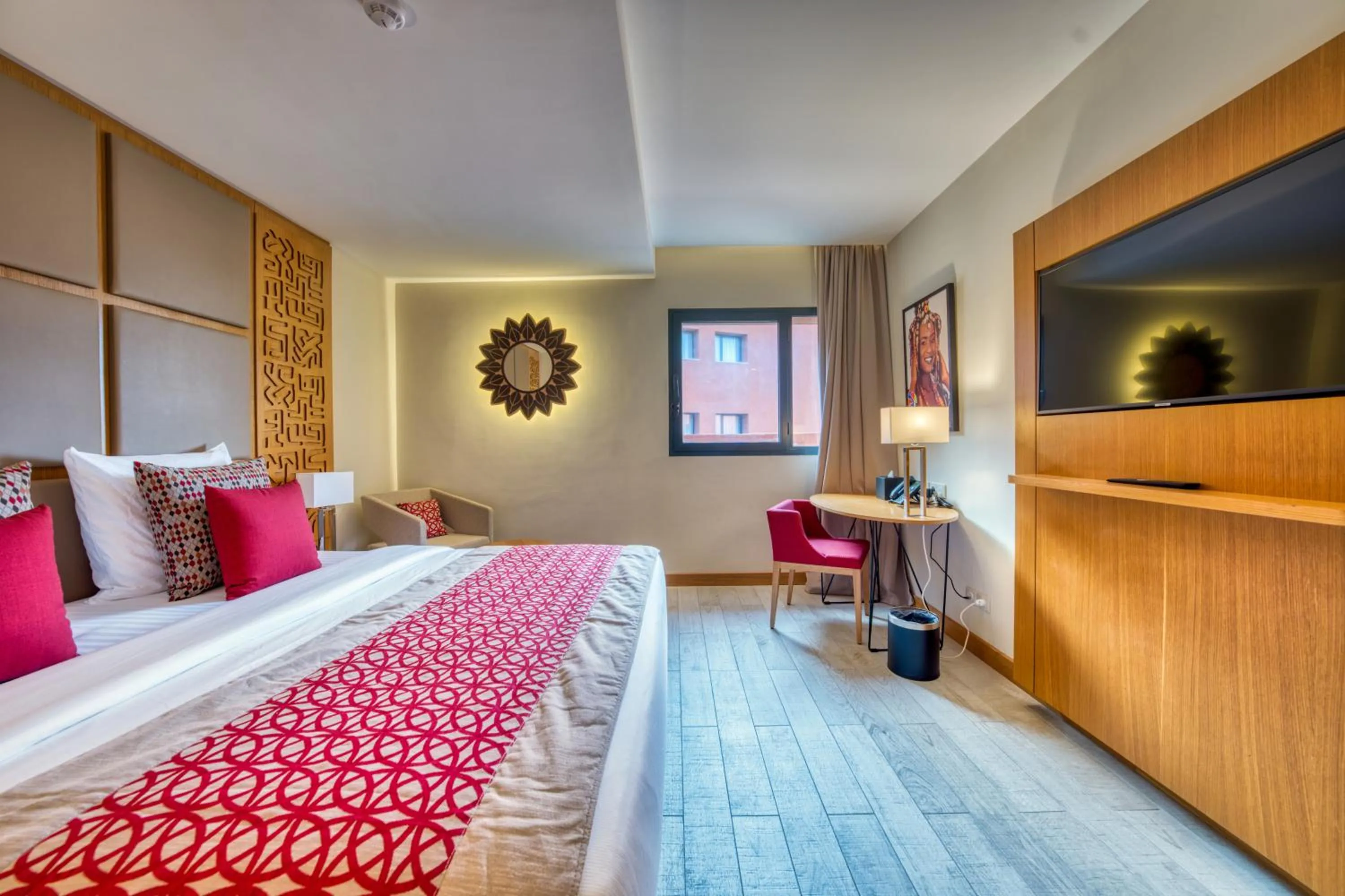 Bed in Azalaï Hôtel Dakar