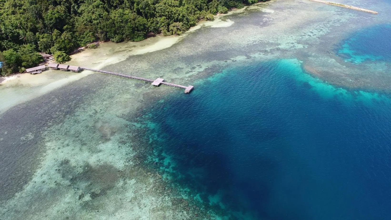 Bird's eye view in Hamueco Dive Resort Raja Ampat