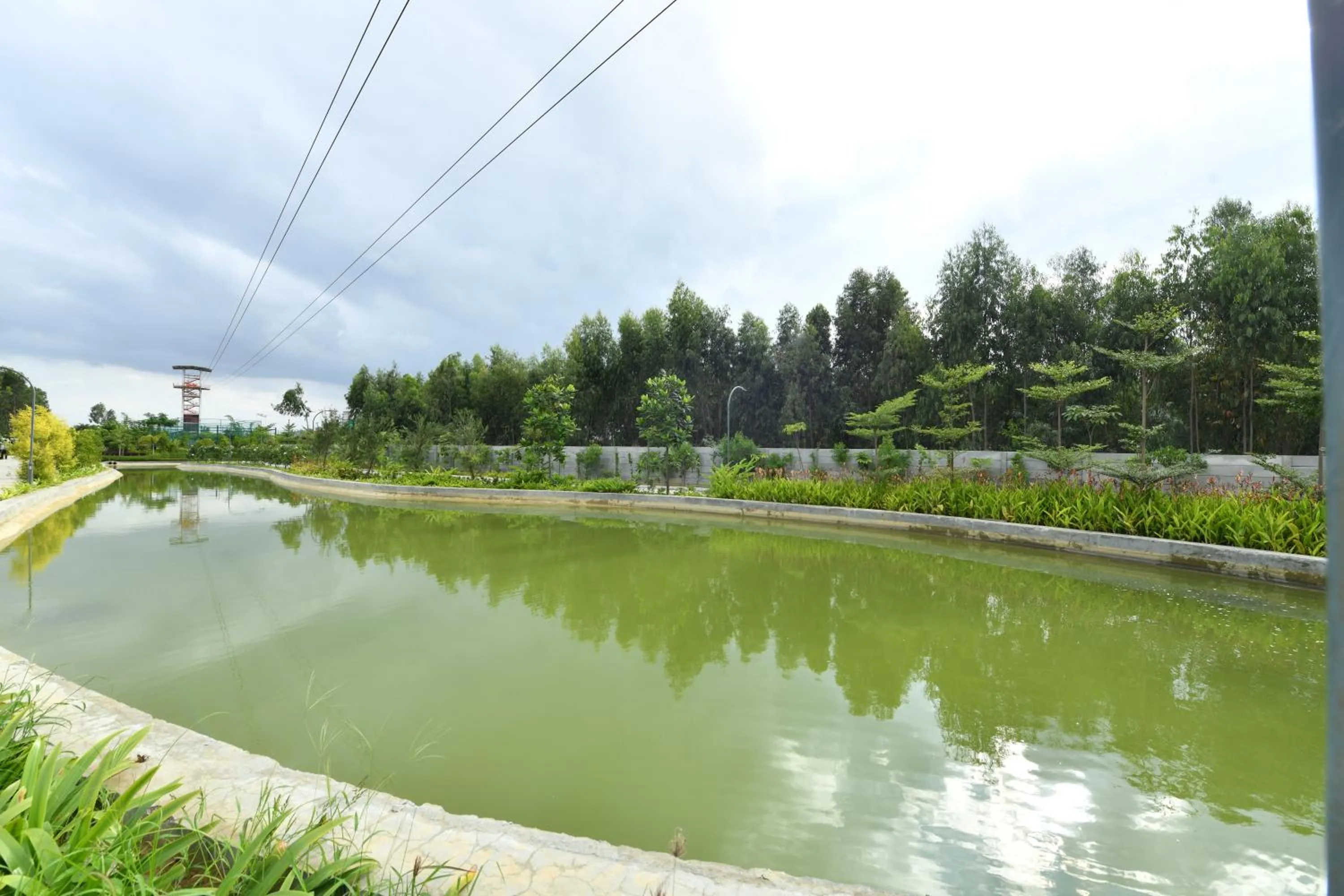 Lake view in Sportico Resort Bangalore