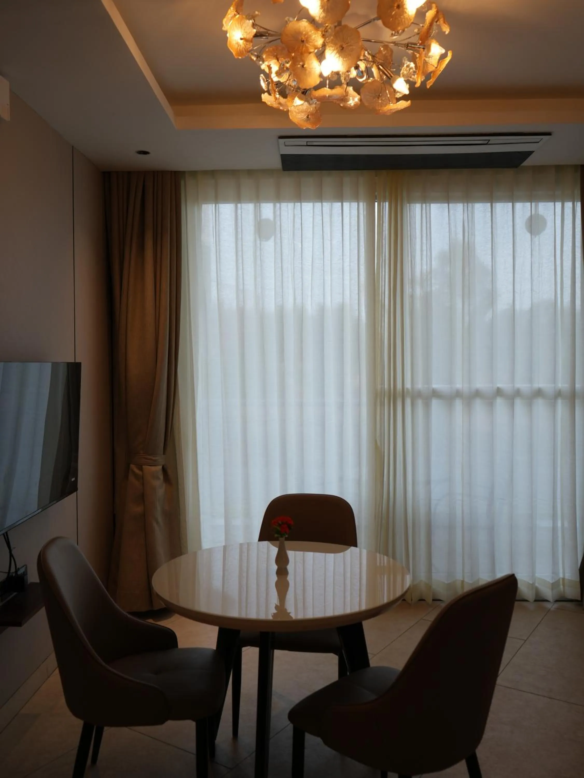 Living room in Sportico Resort Bangalore