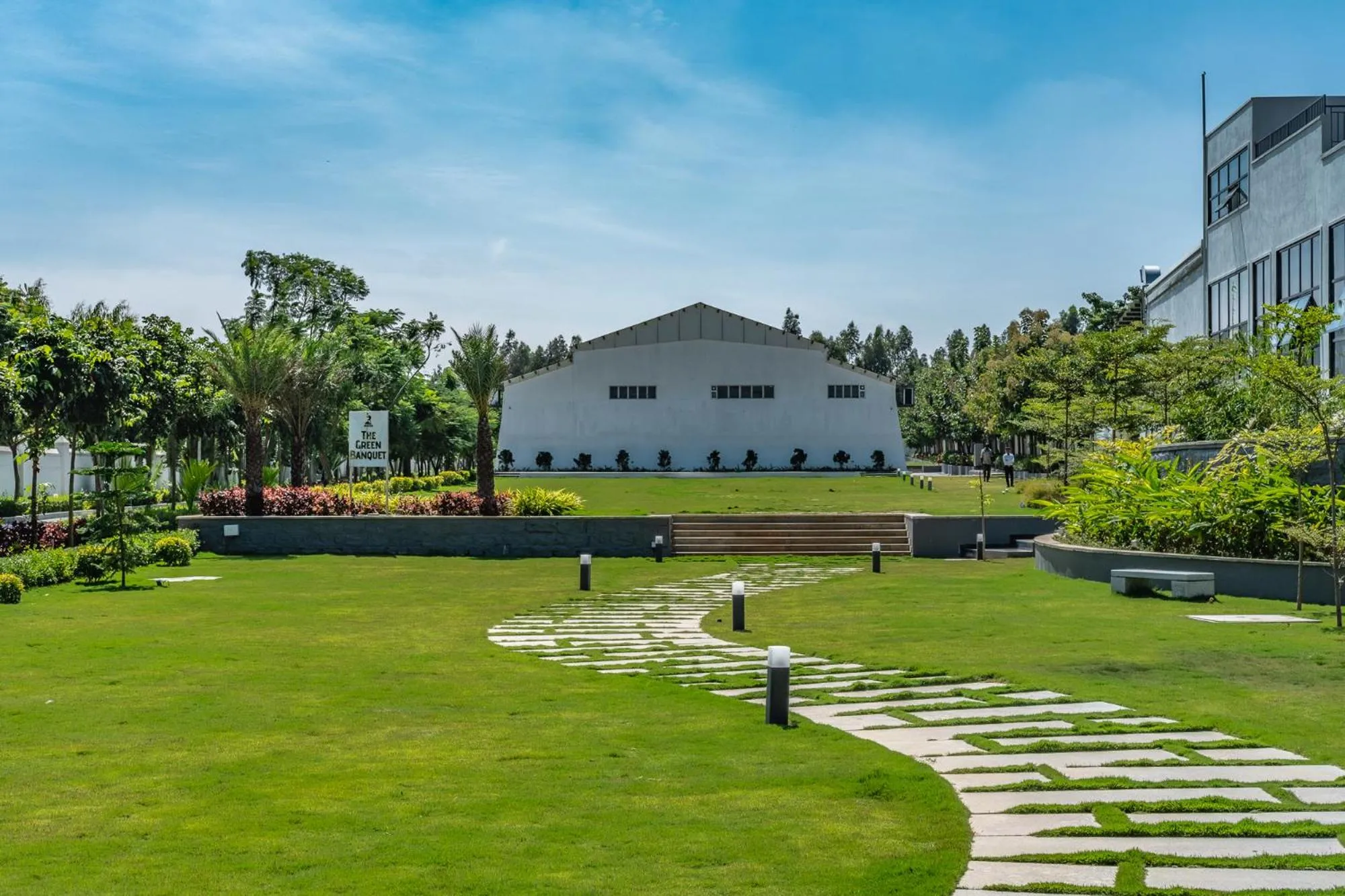 Garden in Sportico Resort Bangalore