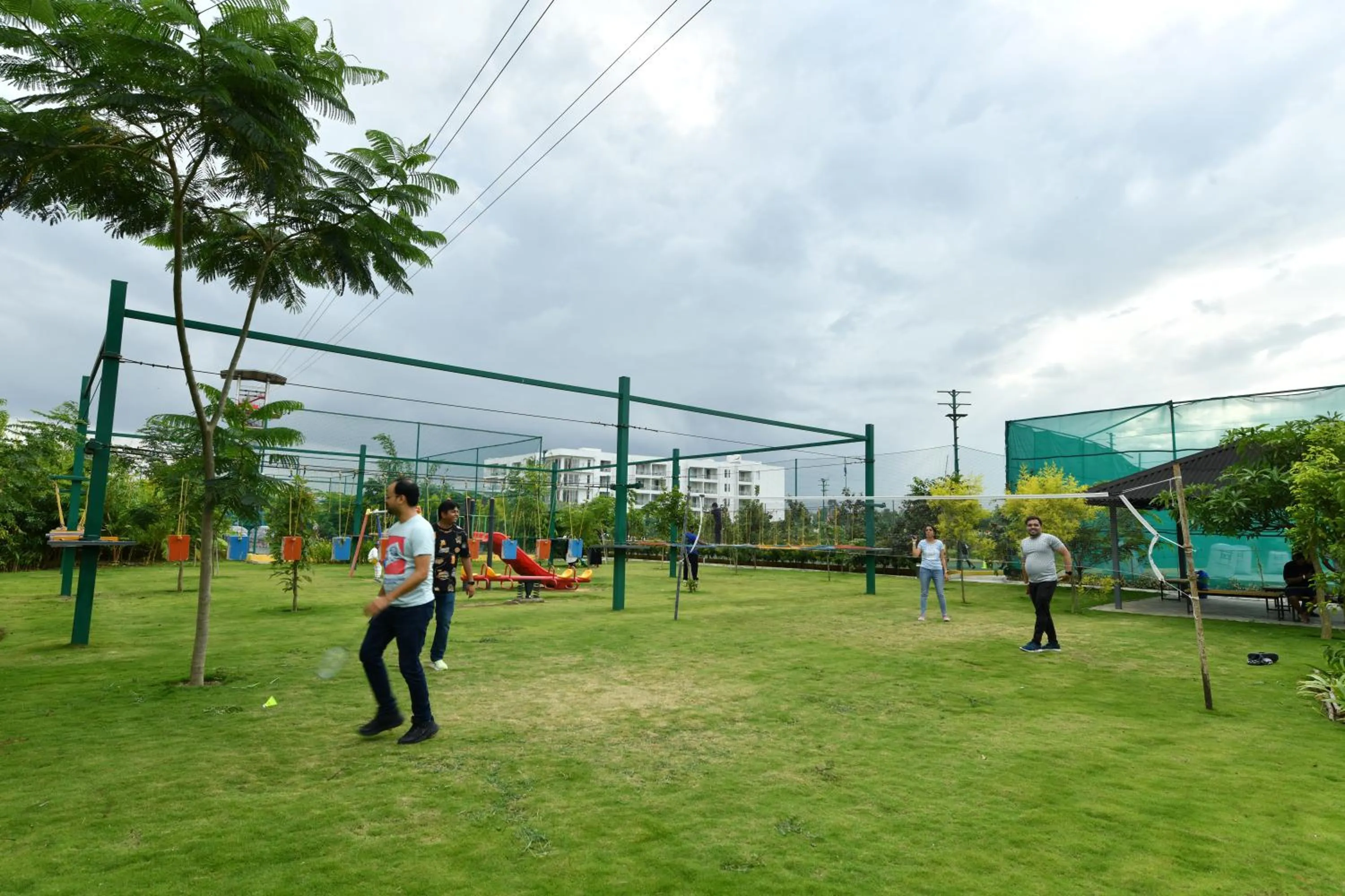 group of guests in Sportico Resort Bangalore