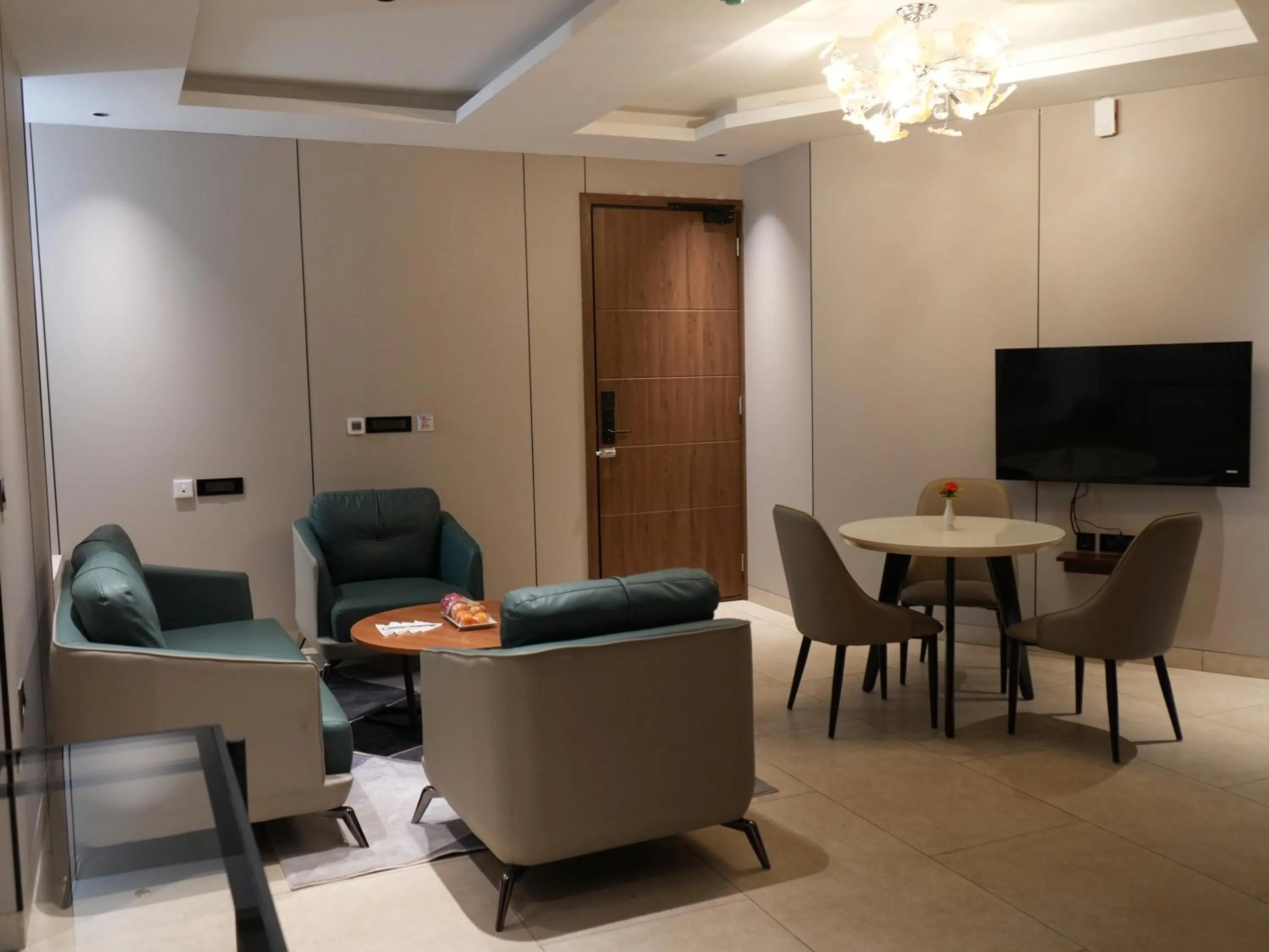 Living room in Sportico Resort Bangalore