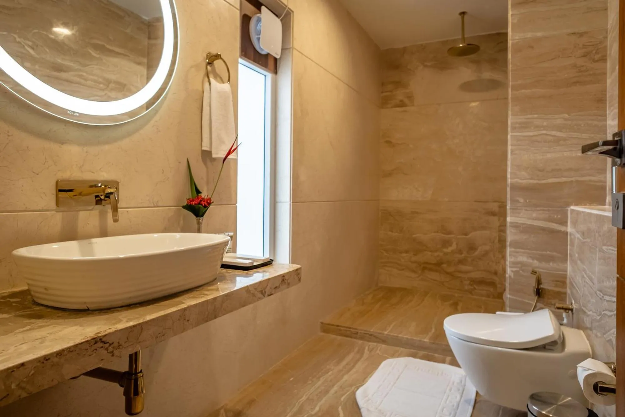 Shower in Sportico Resort Bangalore