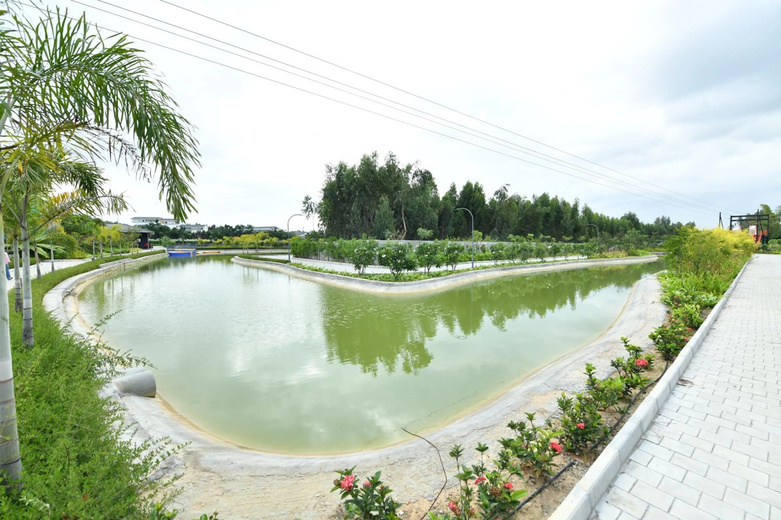 Lake view in Sportico Resort Bangalore
