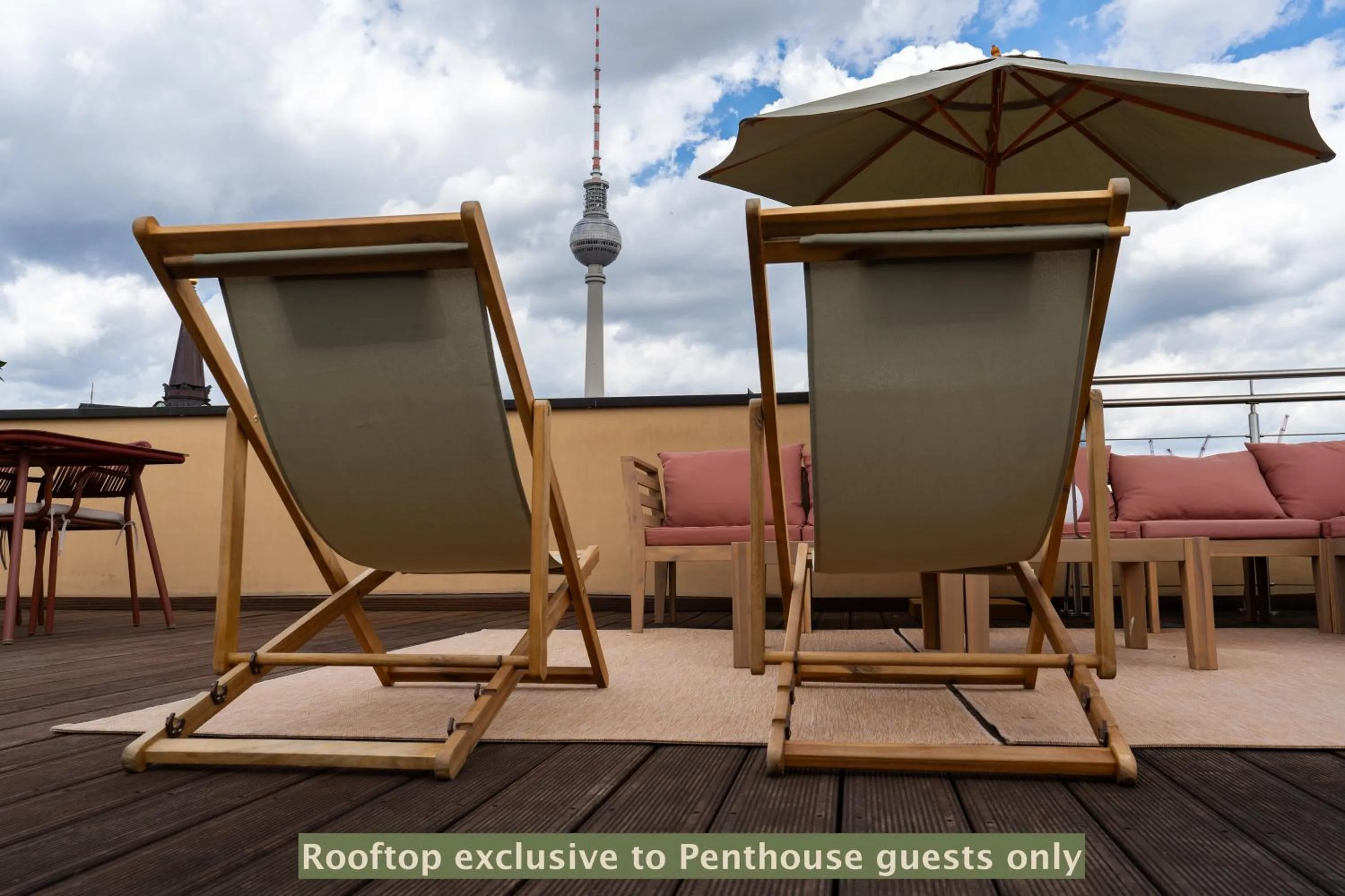 Balcony/Terrace in The Charming by Curt Suites