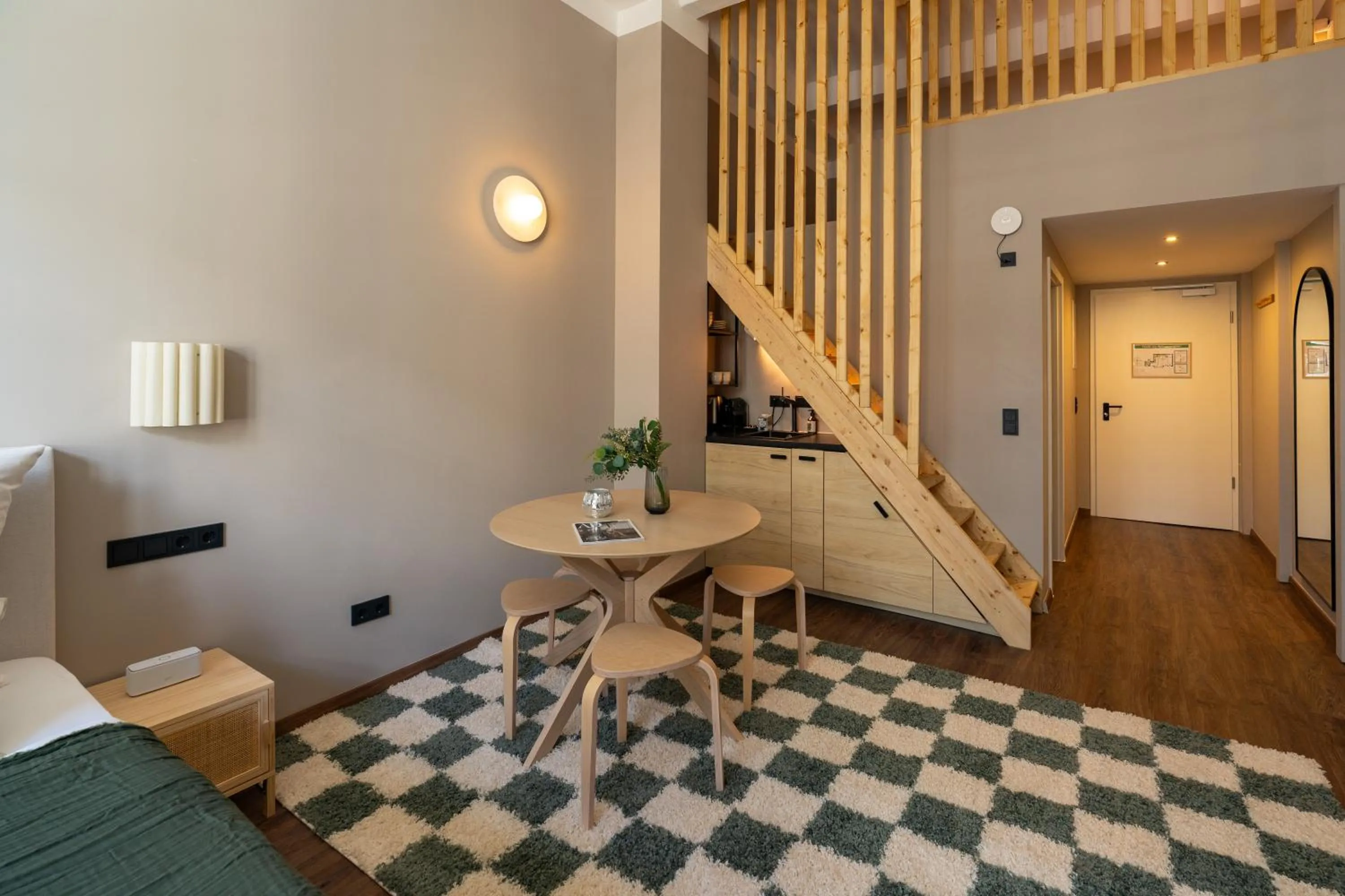 Photo of the whole room, Bed in The Charming by Curt Suites