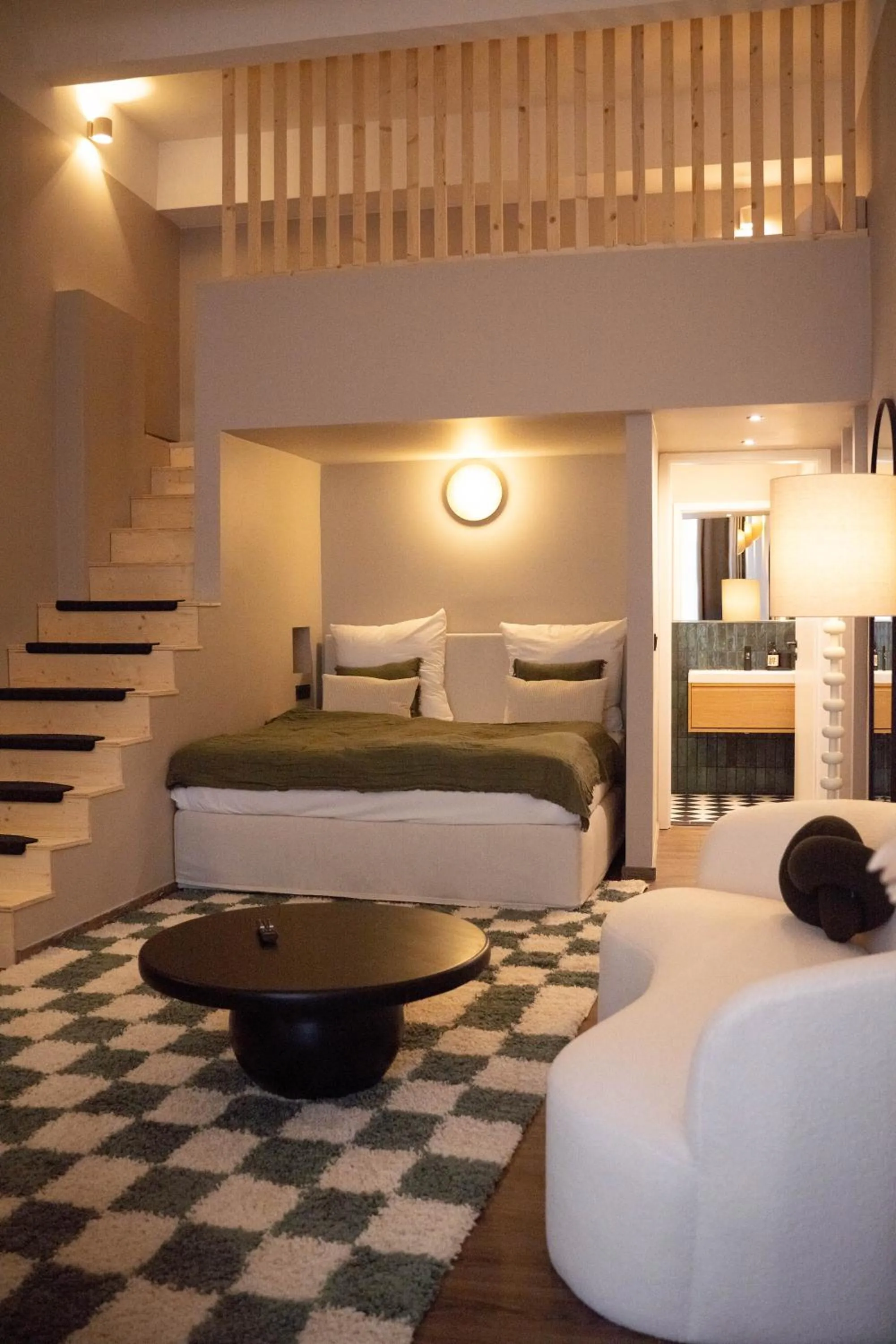 Photo of the whole room, Bed in The Charming by Curt Suites