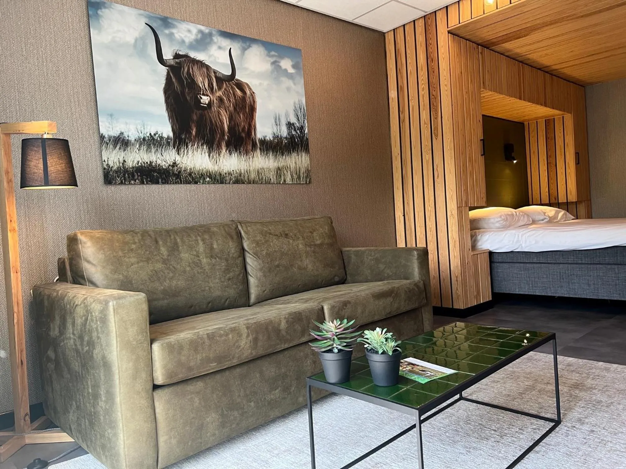 Seating area, Bed in ´t Wapen van Marion