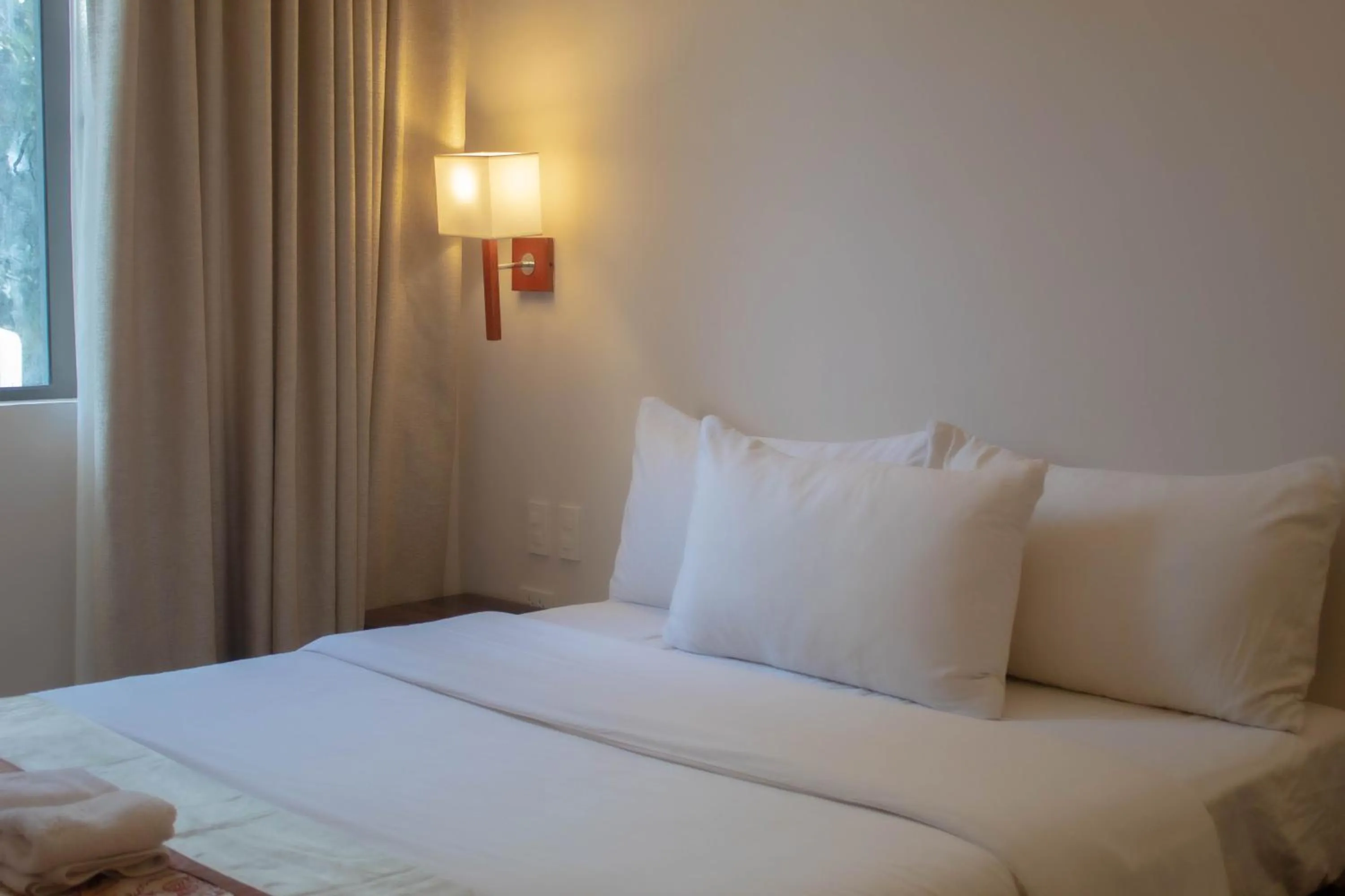 Bed in Valentino's Hotel